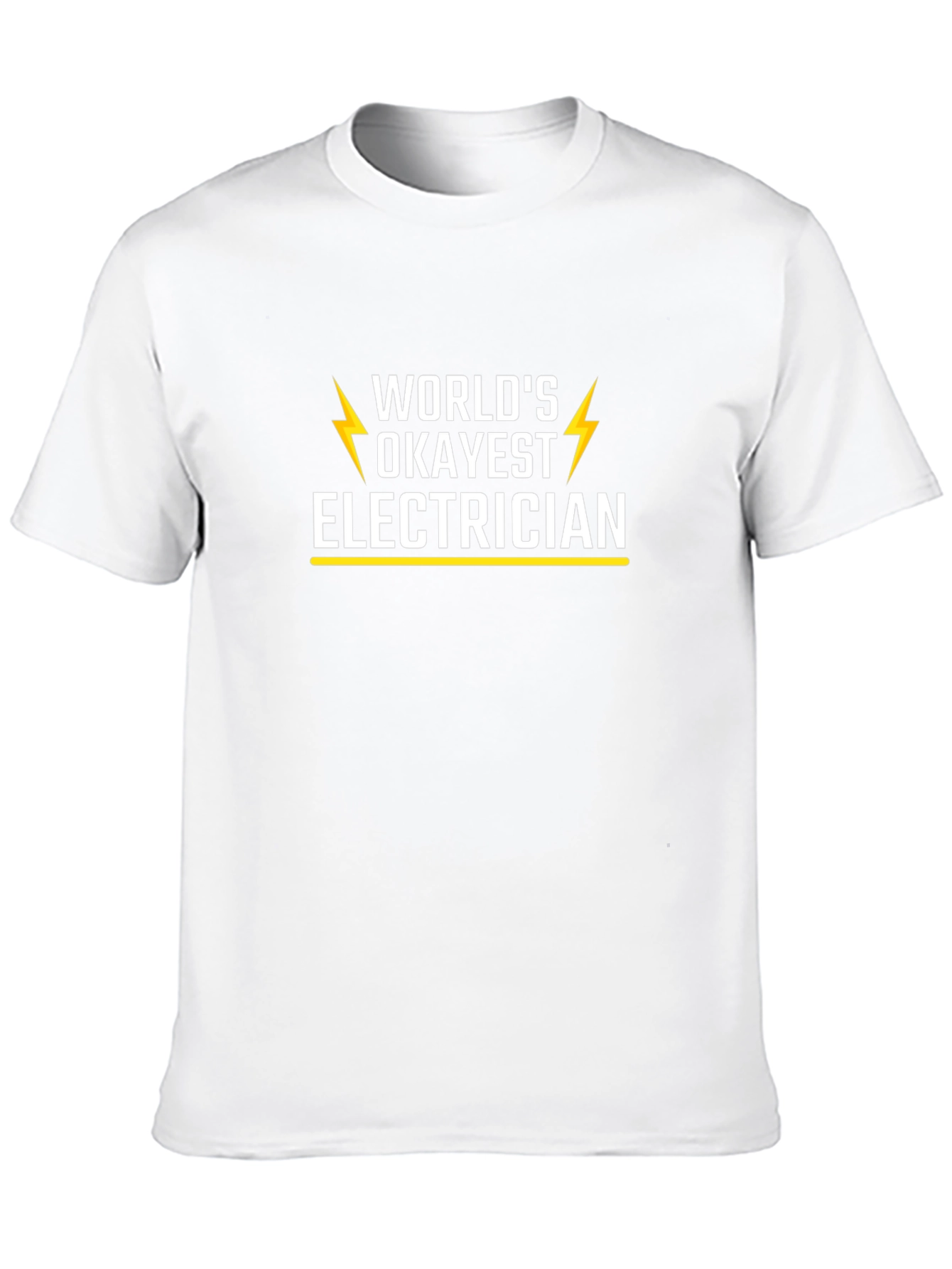 Worlds Okayest Electrician Graphic T-Shirt