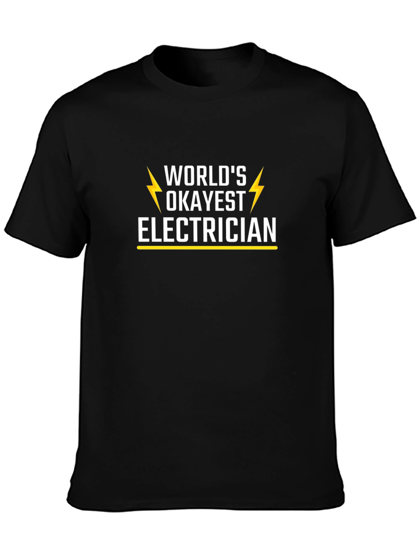 Worlds Okayest Electrician Graphic T-Shirt