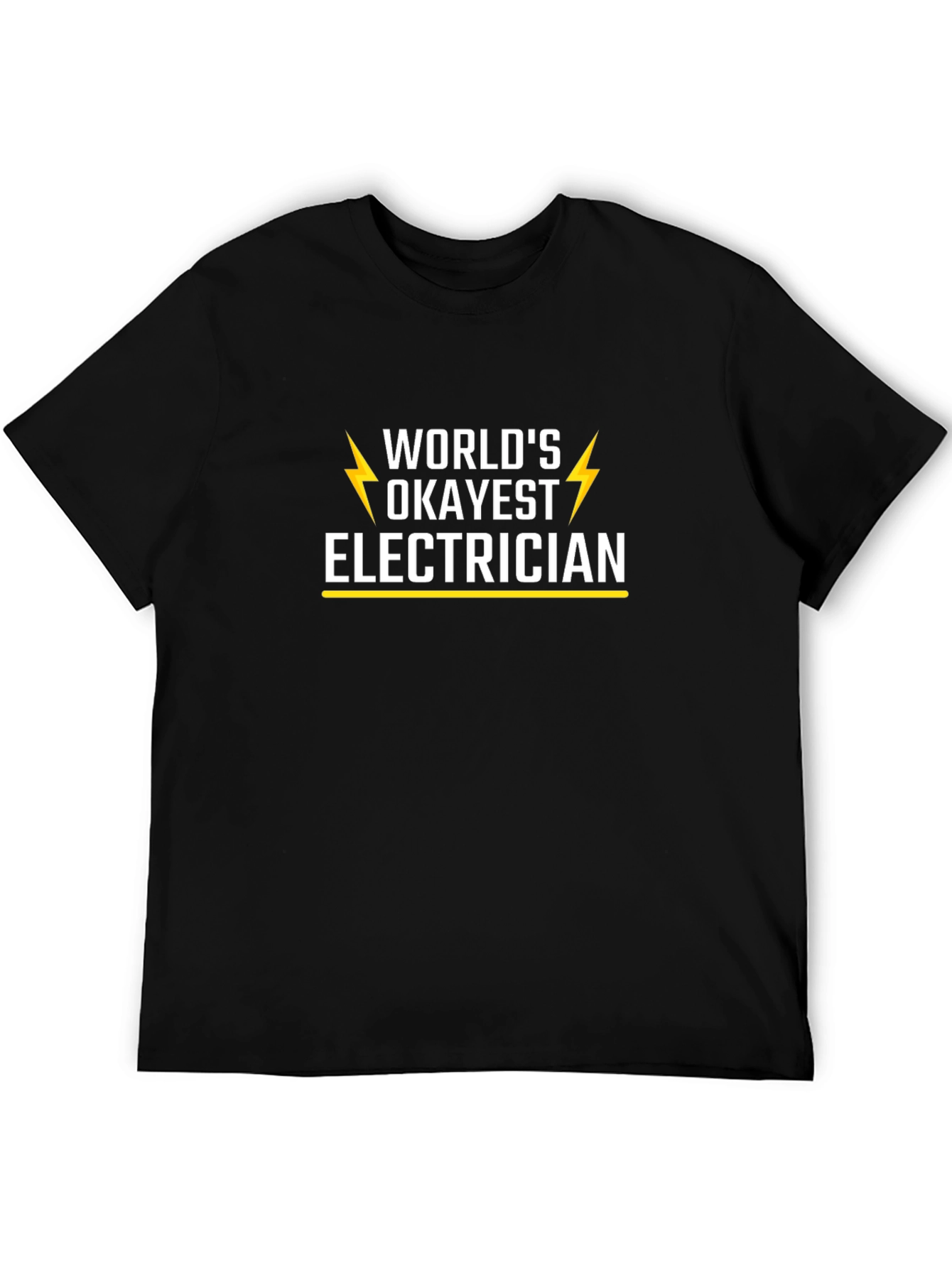 Worlds Okayest Electrician Graphic T-Shirt