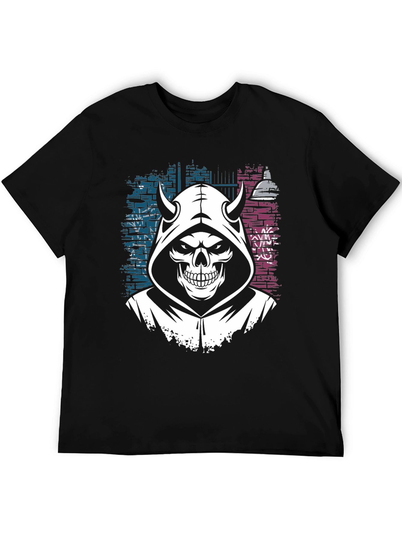 Grim Reaper Graphic Tee - Edgy Streetwear