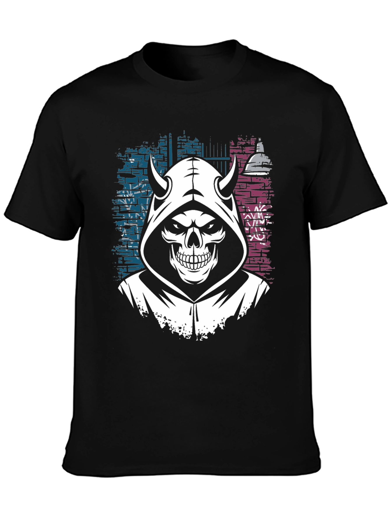 Grim Reaper Graphic Tee - Edgy Streetwear