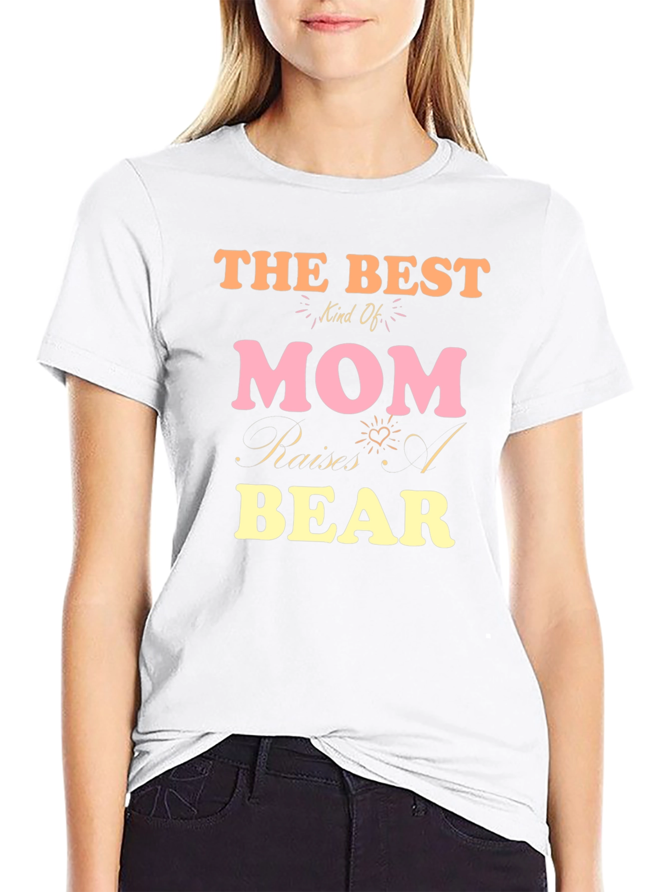 Best Mom T-Shirt - Bear Raises - Mens Tee