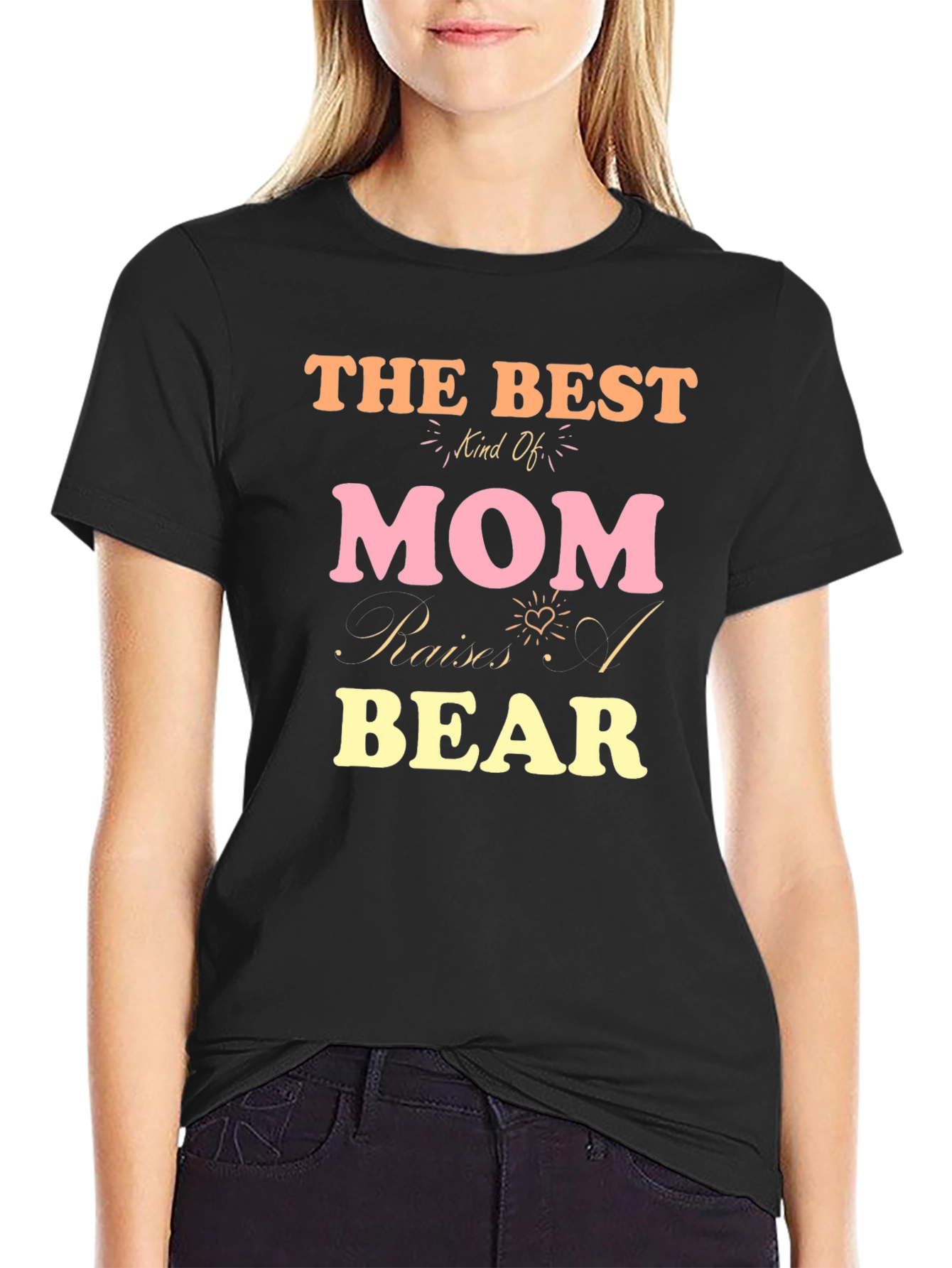 Best Mom T-Shirt - Bear Raises - Mens Tee