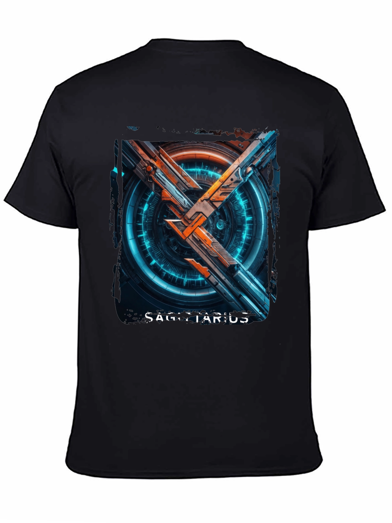 Sagittarius Zodiac T-Shirt - Sci-Fi Style