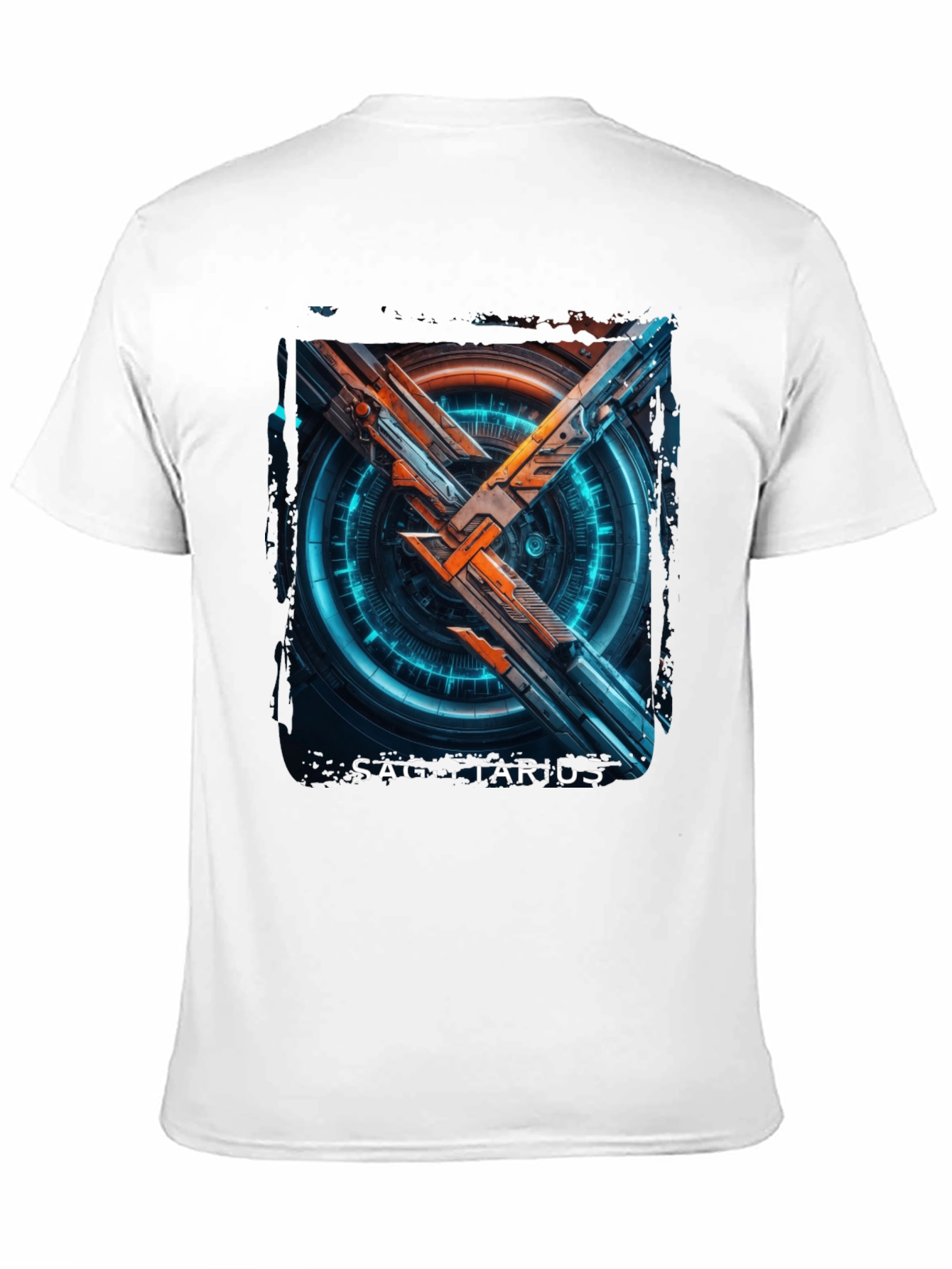 Sagittarius Zodiac T-Shirt - Sci-Fi Style