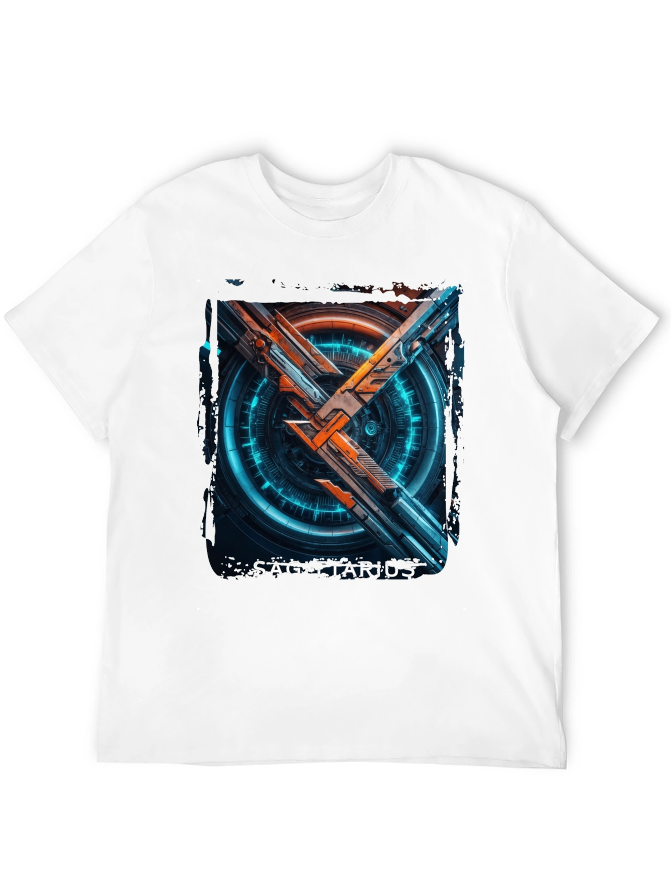 Sagittarius Zodiac T-Shirt - Sci-Fi Style