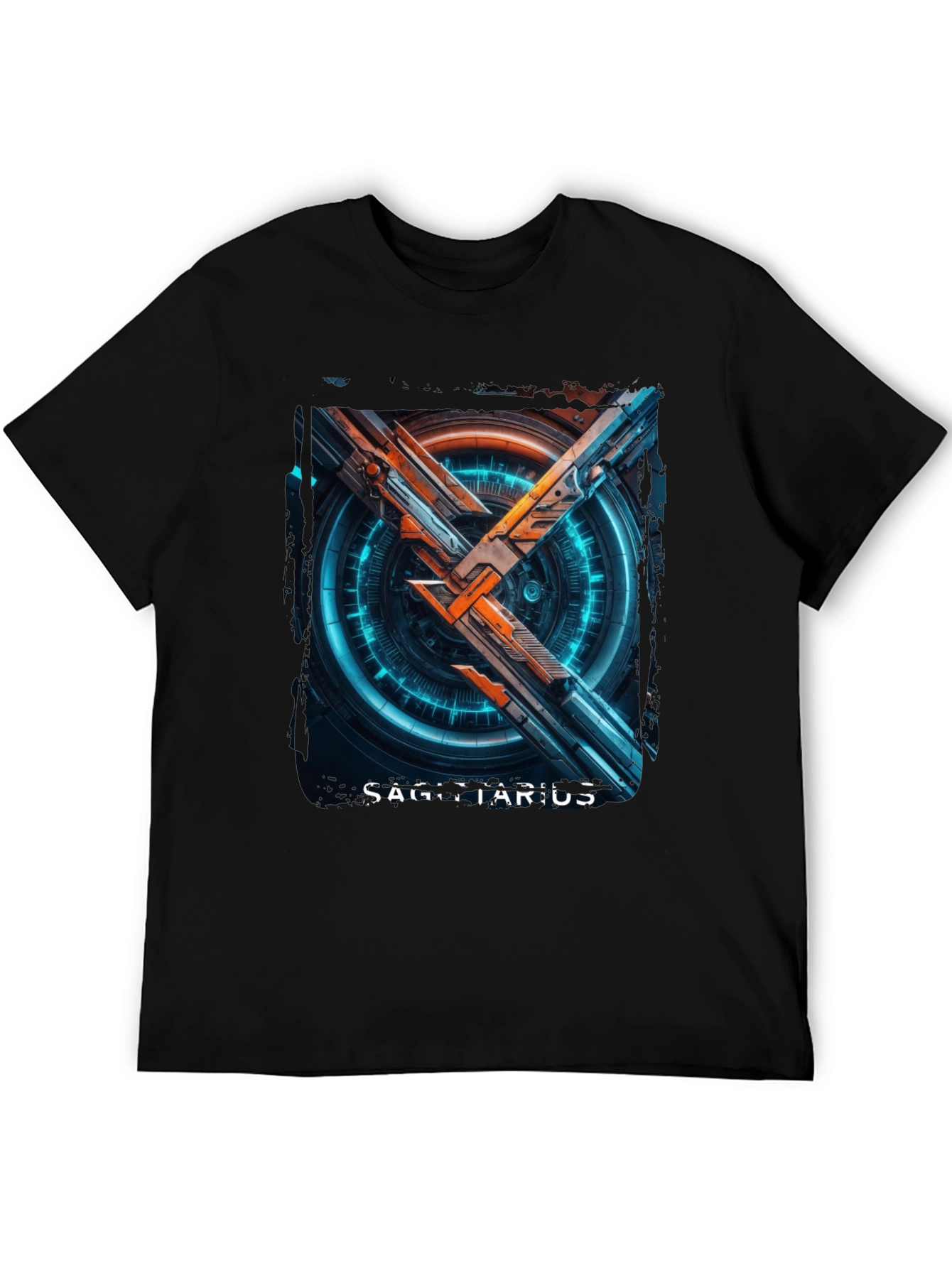 Sagittarius Zodiac T-Shirt - Sci-Fi Style