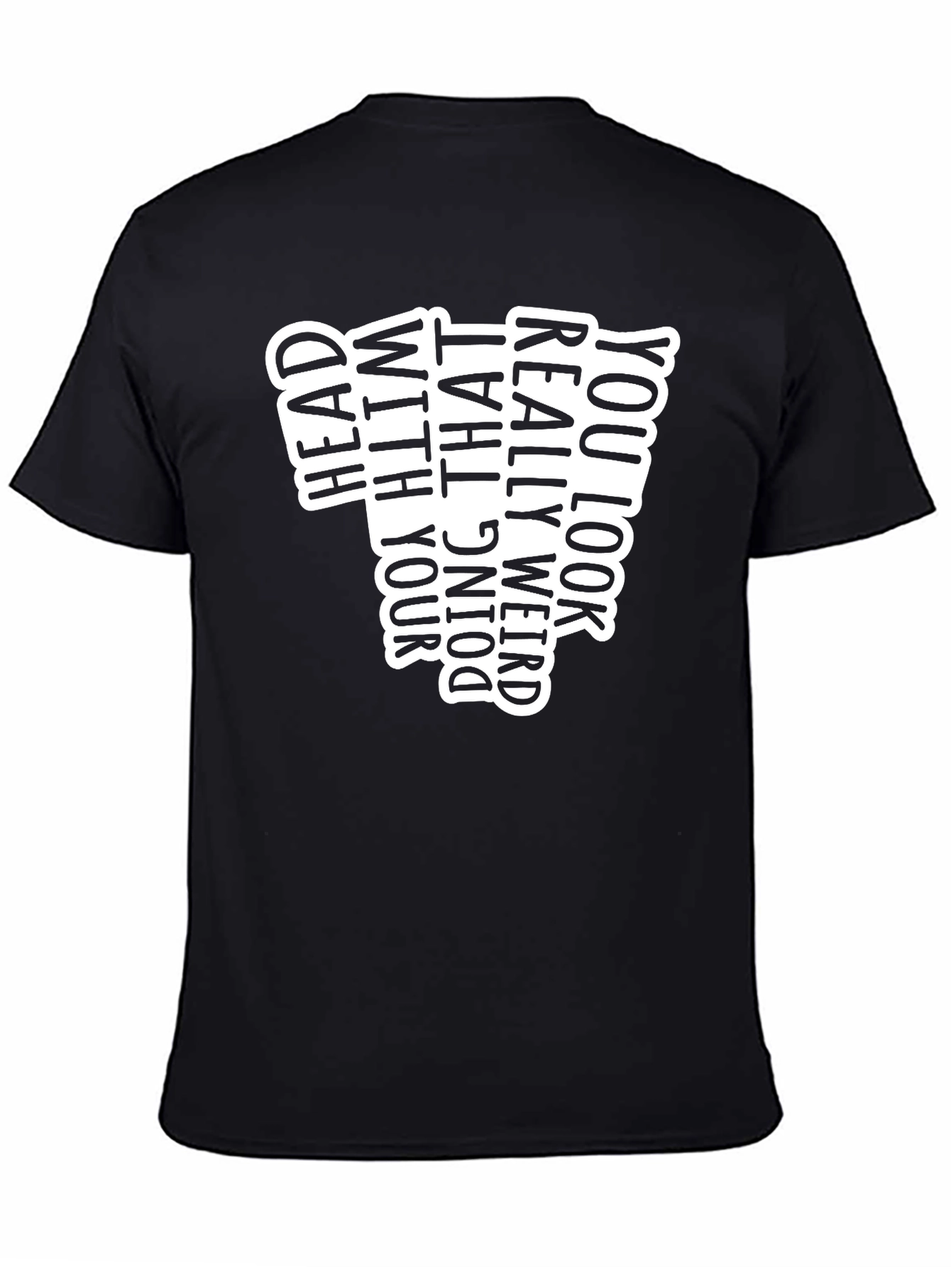 Funny Doing That Black Graphic Tee