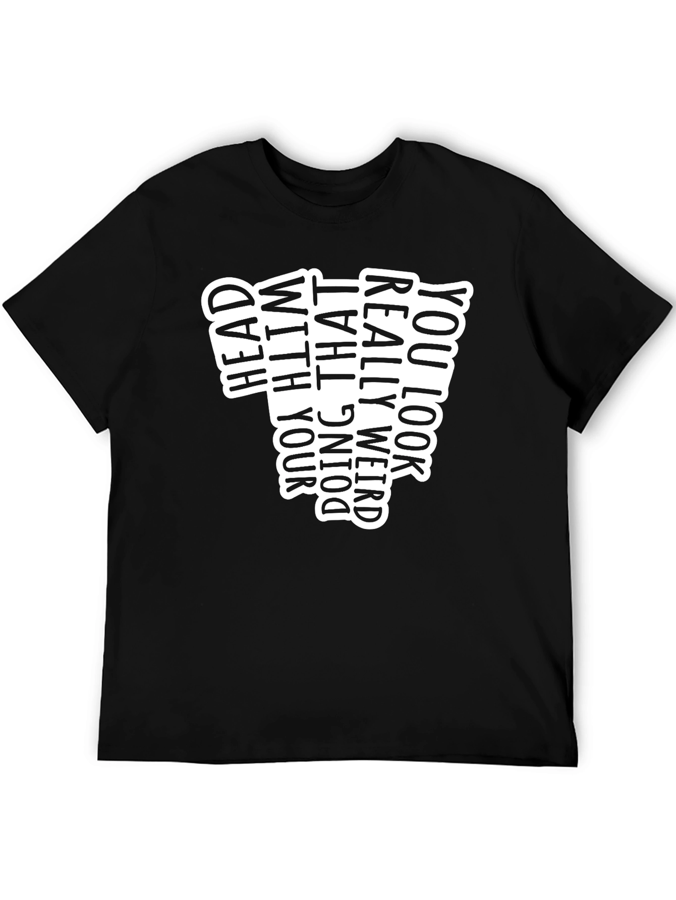 Funny Doing That Black Graphic Tee