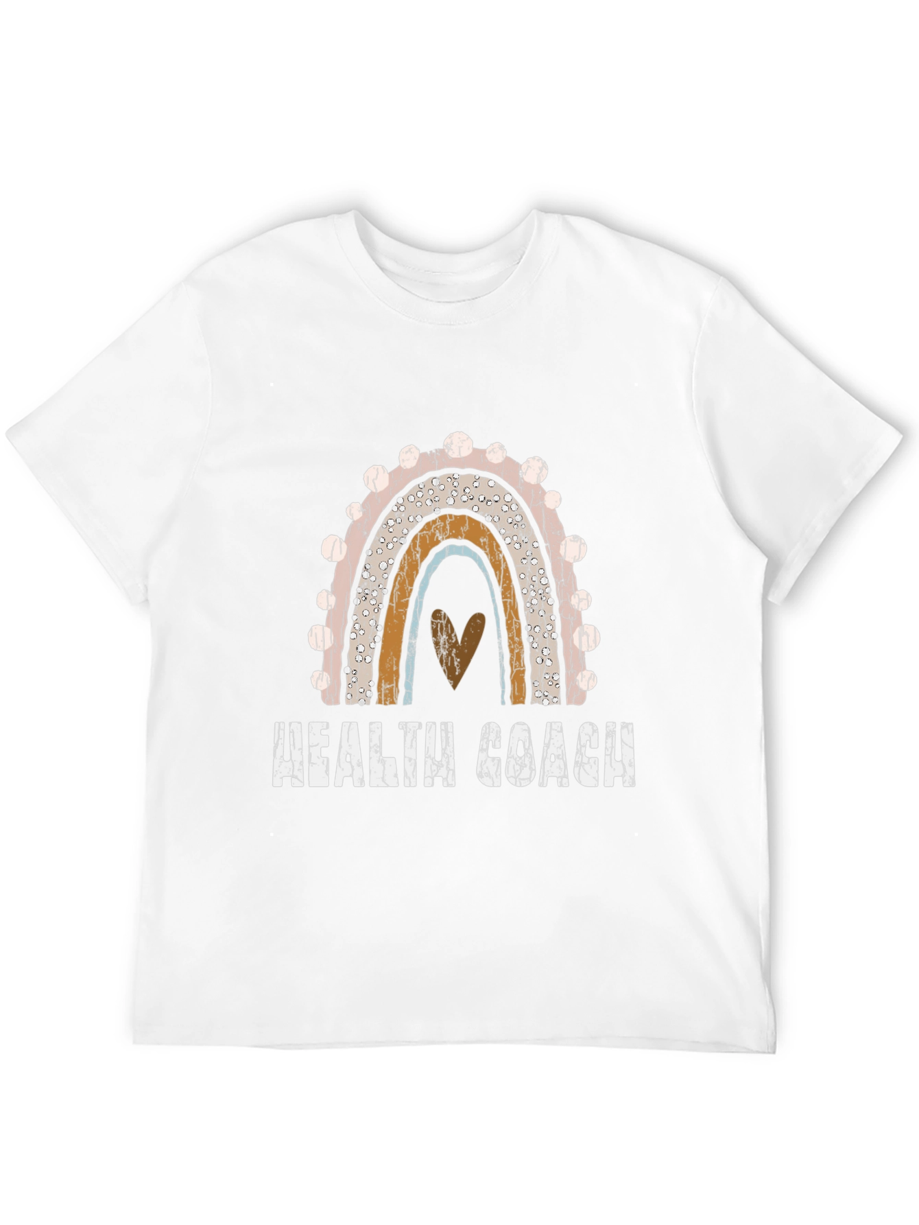 Health Coach Rainbow Graphic Tee