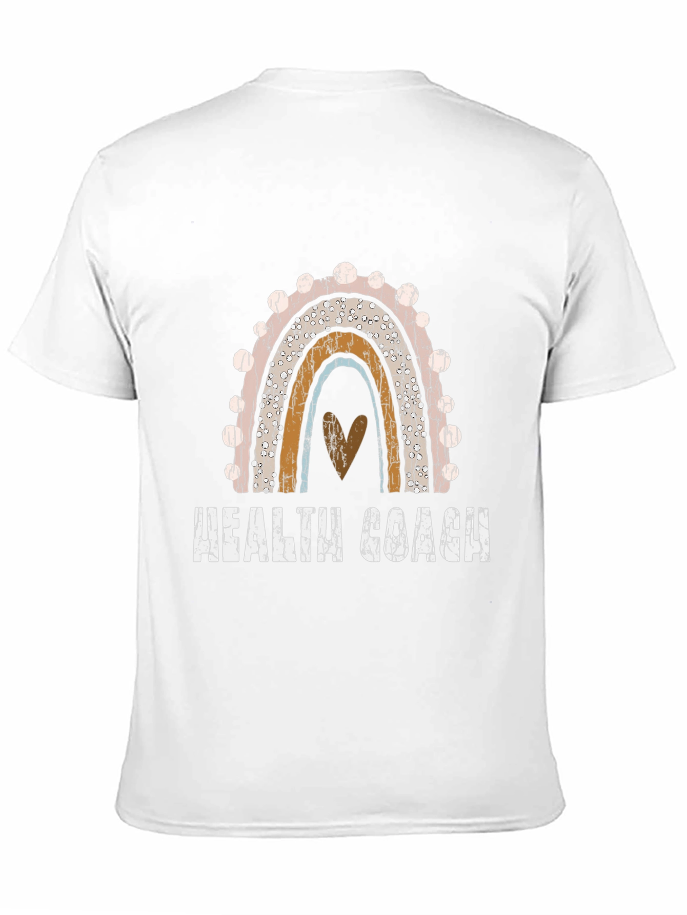 Health Coach Rainbow Graphic Tee