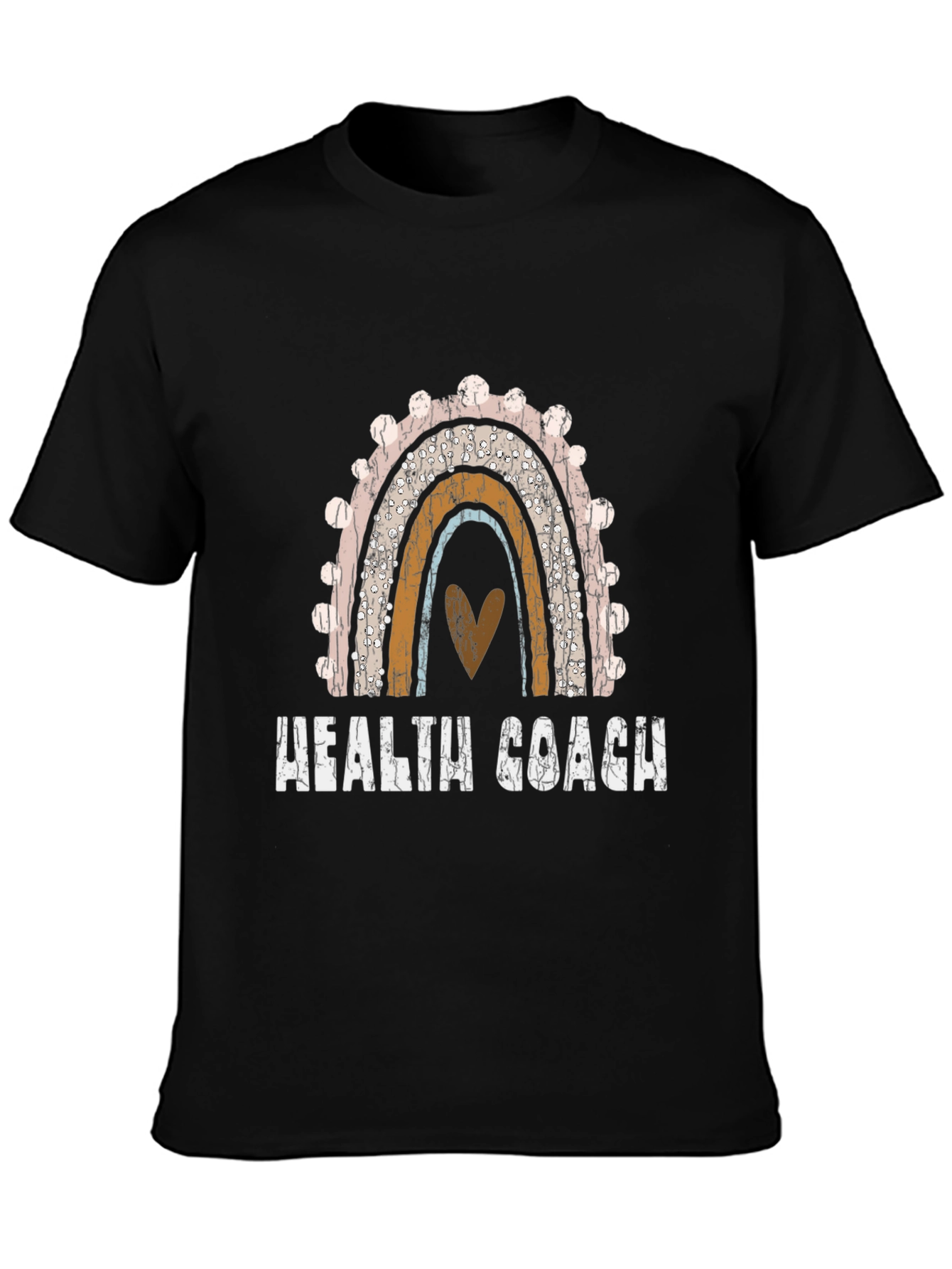 Health Coach Rainbow Graphic Tee