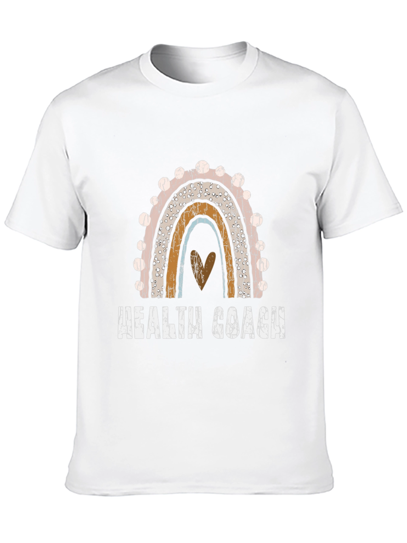 Health Coach Rainbow Graphic Tee
