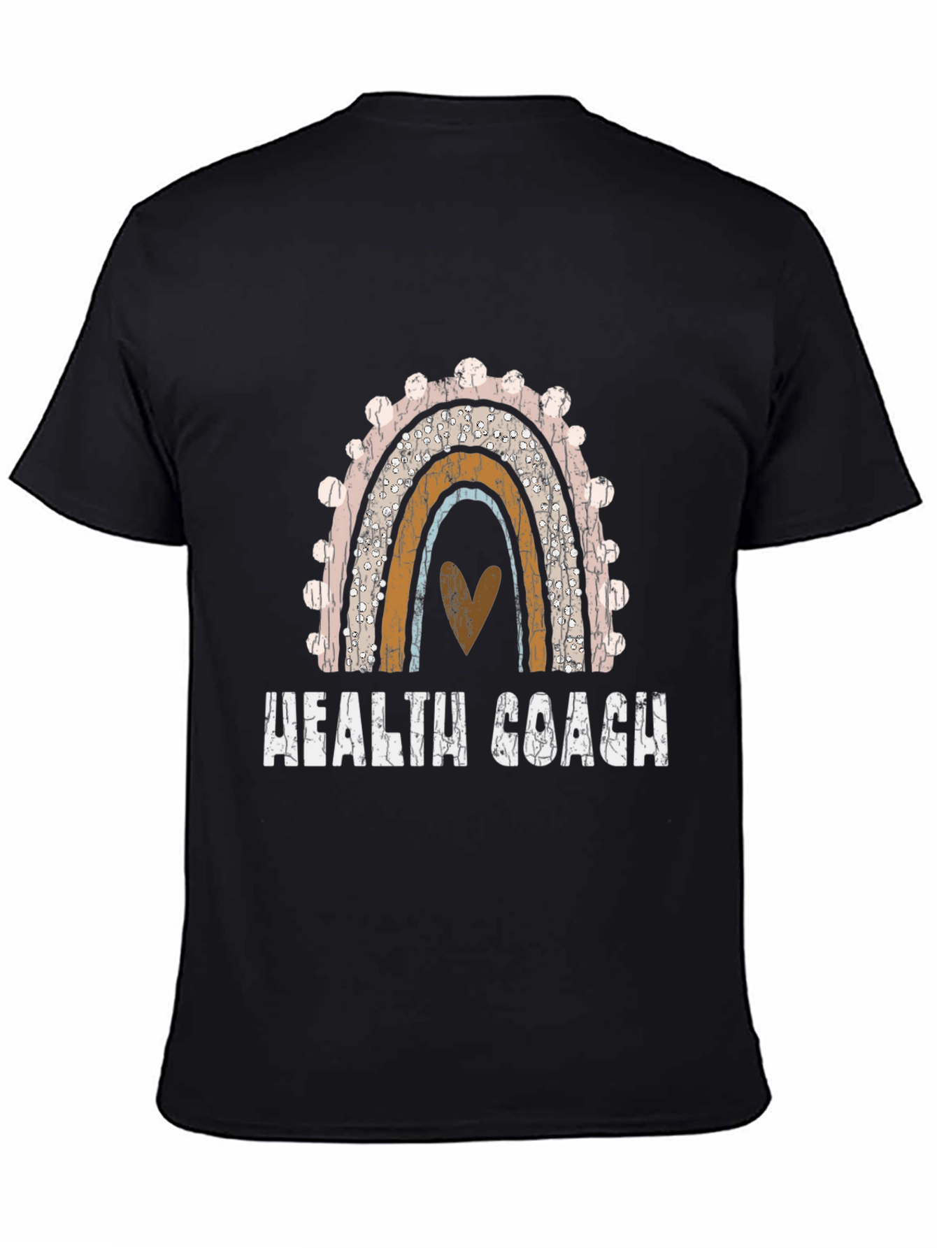 Health Coach Rainbow Graphic Tee