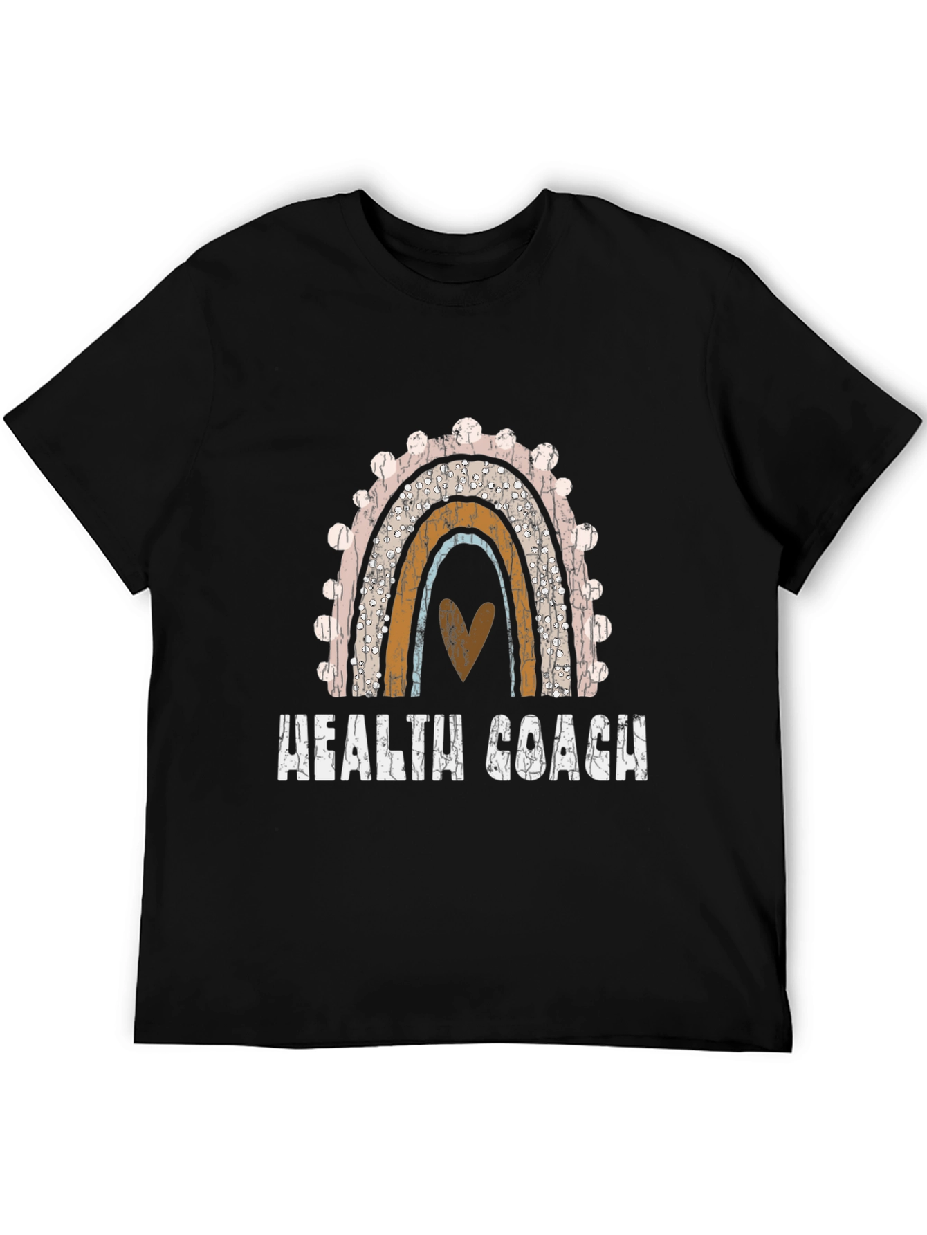Health Coach Rainbow Graphic Tee