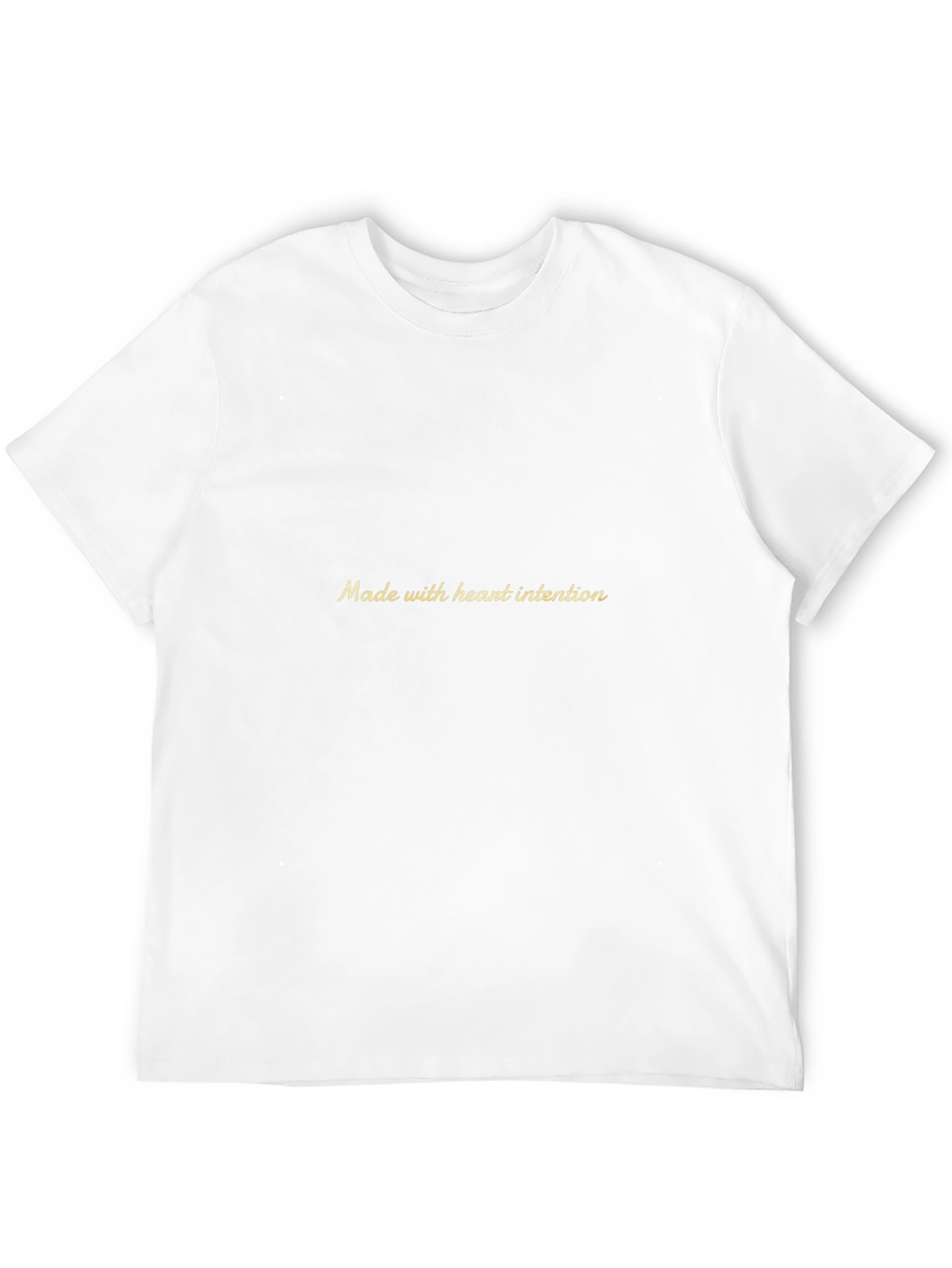 Made With Heart Intention Black T-Shirt