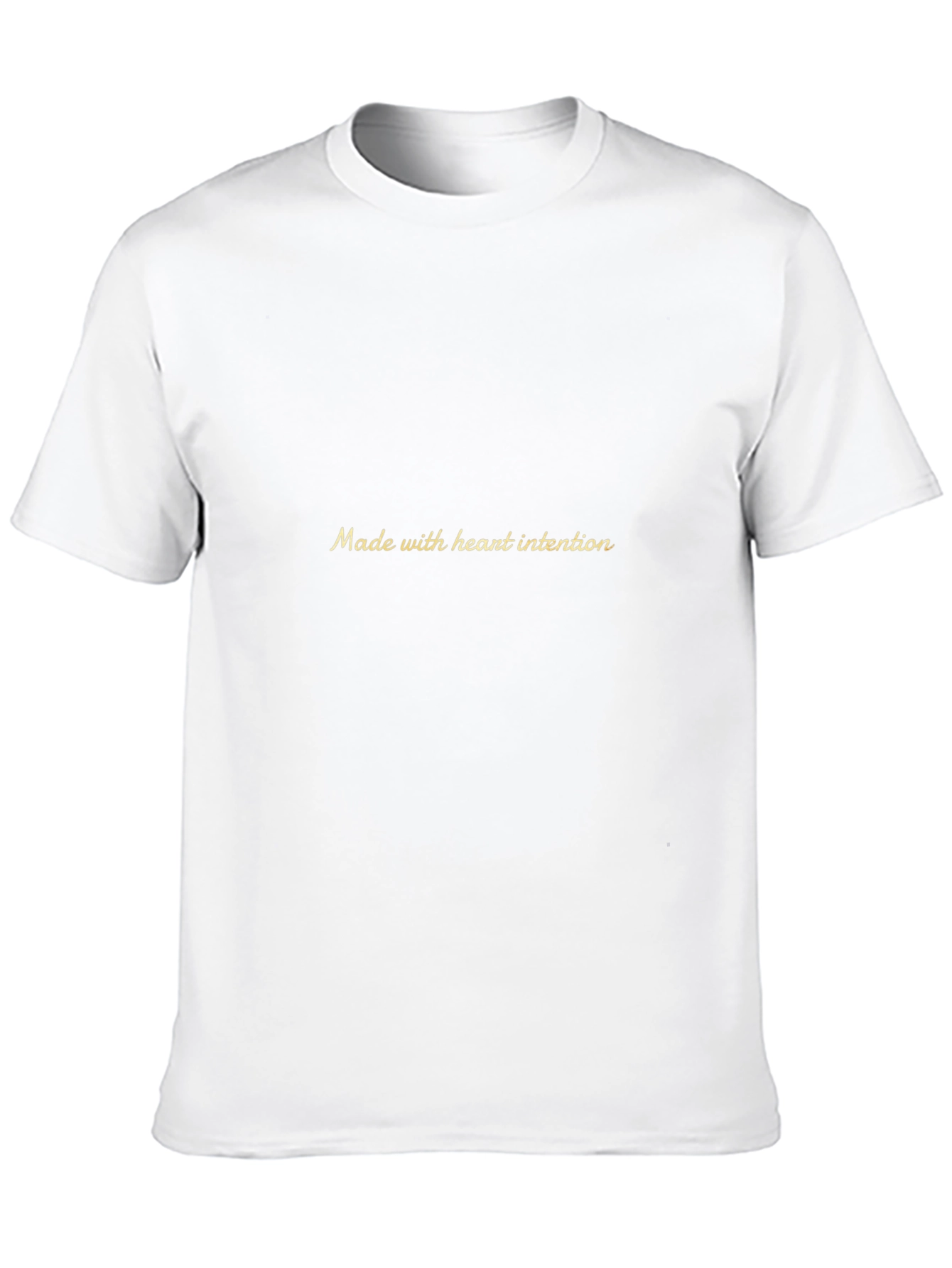 Made With Heart Intention Black T-Shirt