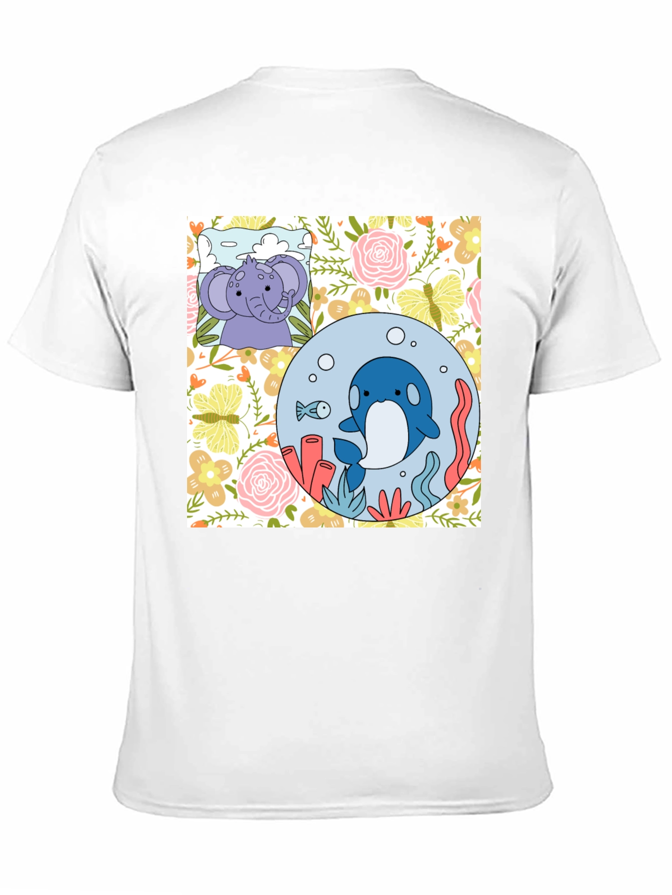 Cute Cartoon Graphic Print T-Shirt