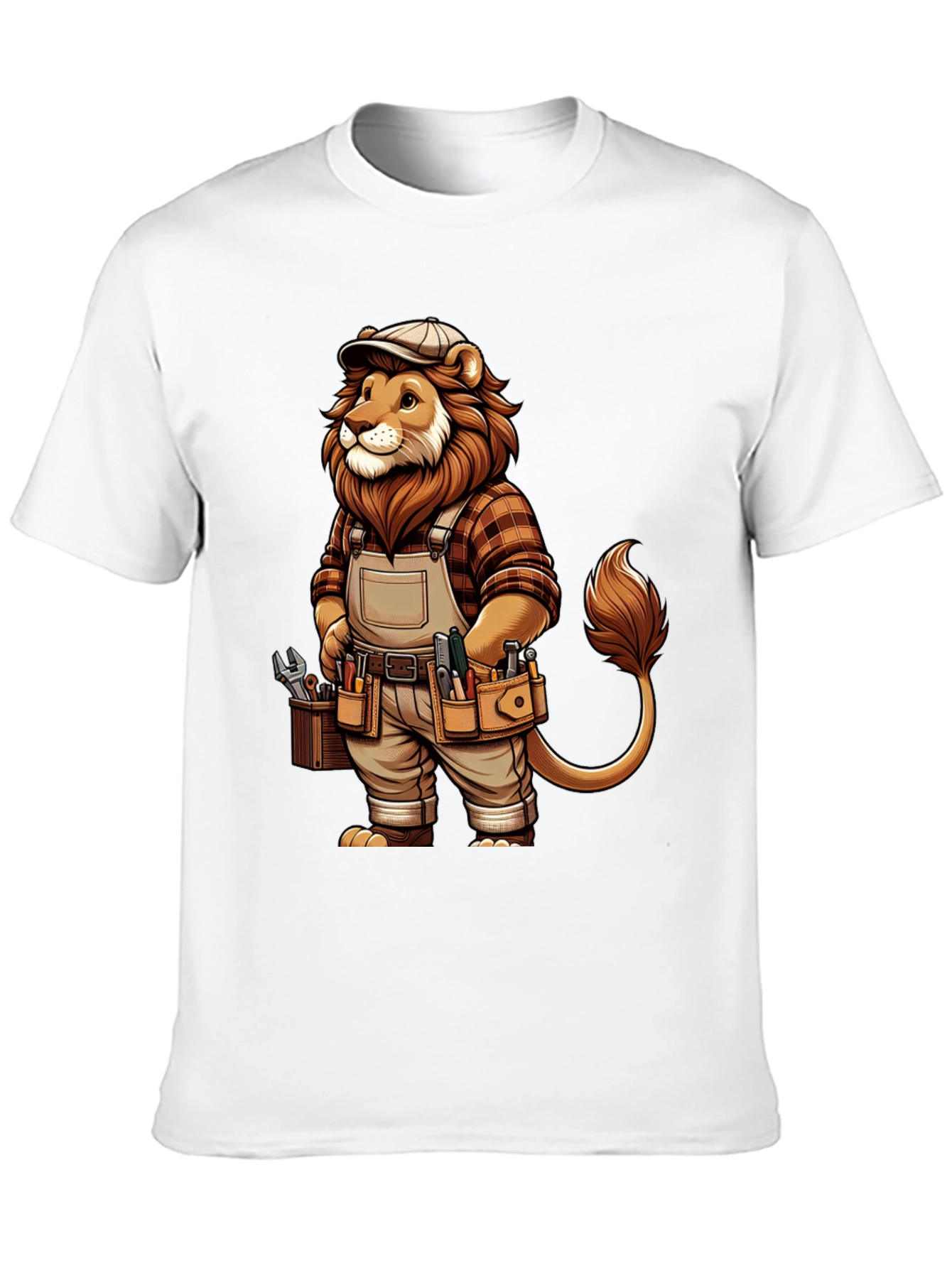 Lion Handyman Graphic Tee - Black