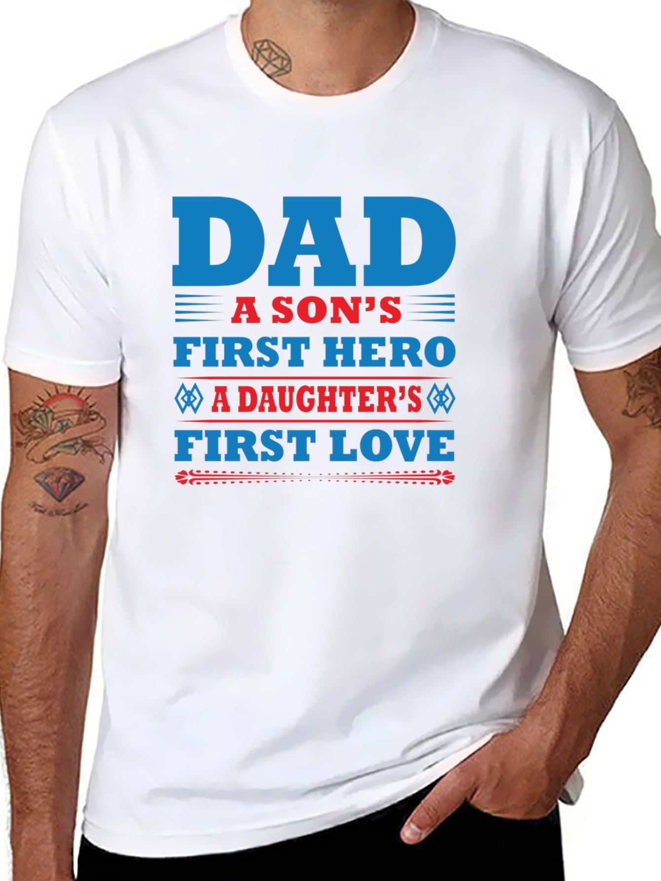 Dad A Sons First Hero T-Shirt
