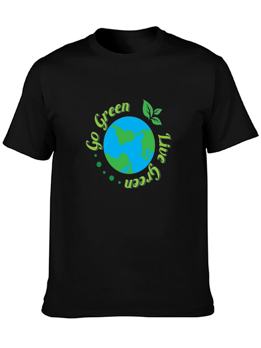 Go Green T-Shirt - Earth Graphic Tee