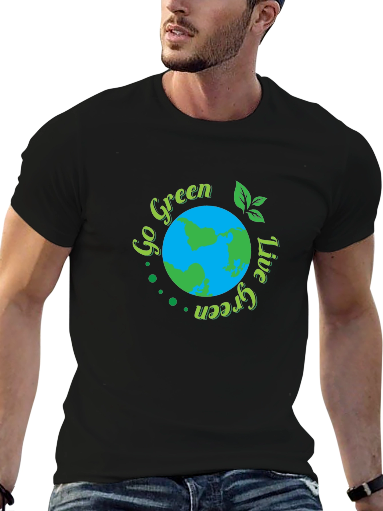 Go Green T-Shirt - Earth Graphic Tee
