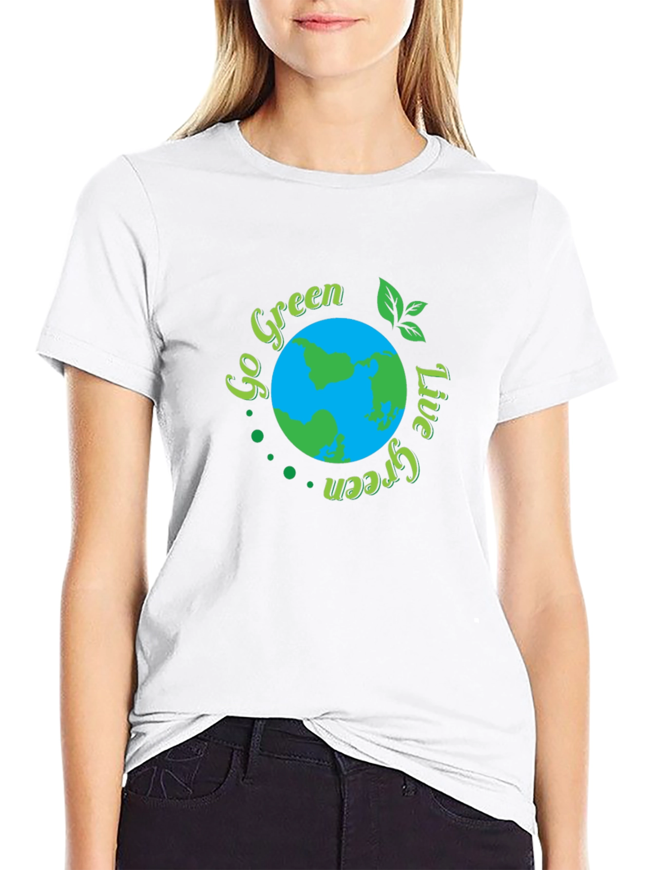 Go Green T-Shirt - Earth Graphic Tee