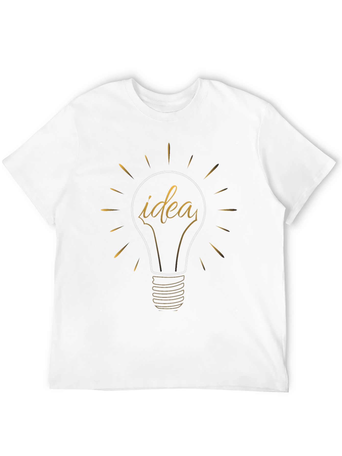 Idea Bulb Graphic Tee - Think Outside the Box!