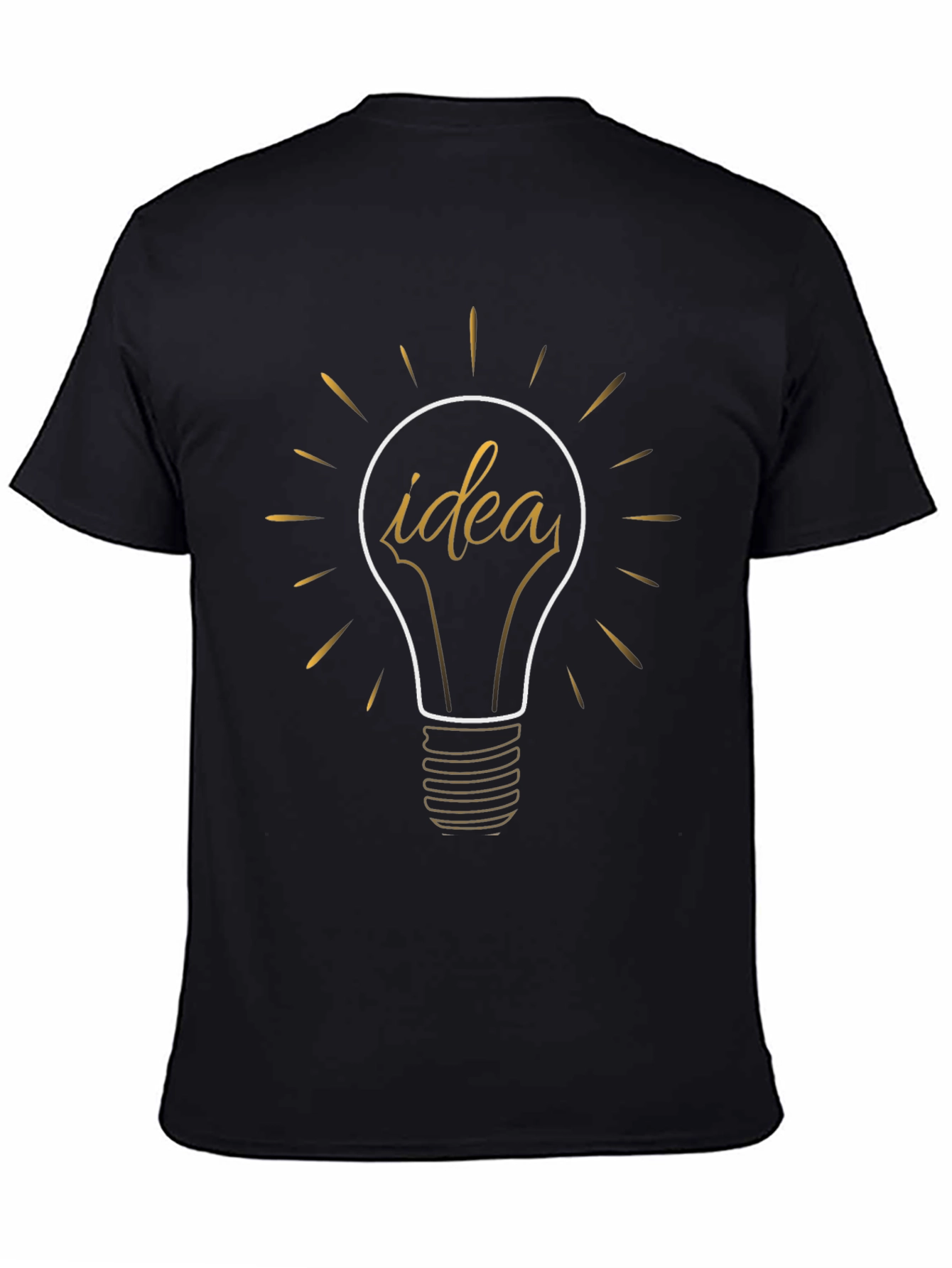 Idea Bulb Graphic Tee - Think Outside the Box!