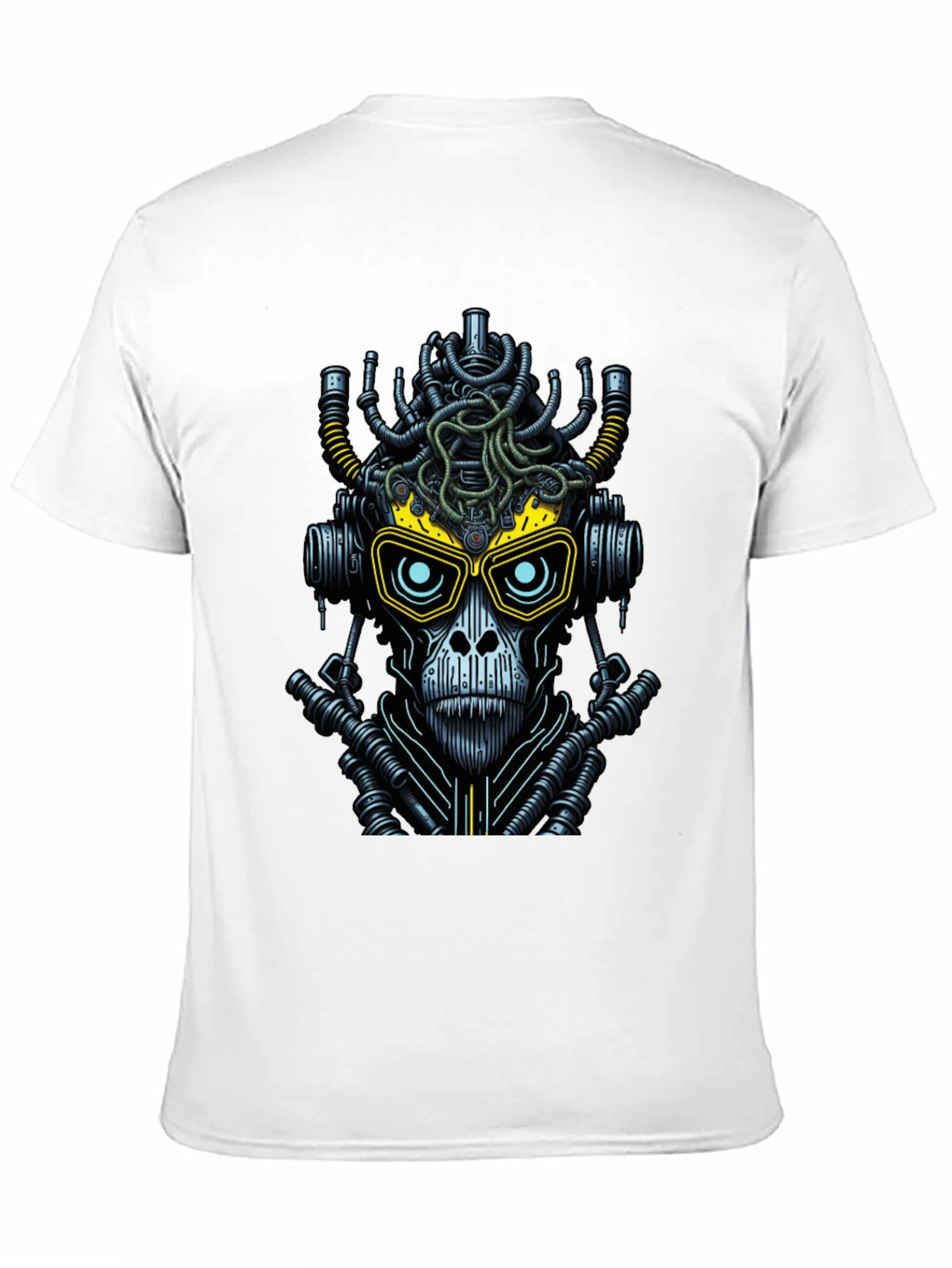 Cyberpunk Skull Graphic Tee