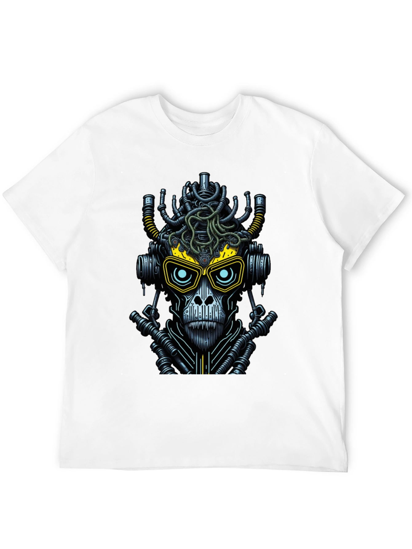 Cyberpunk Skull Graphic Tee