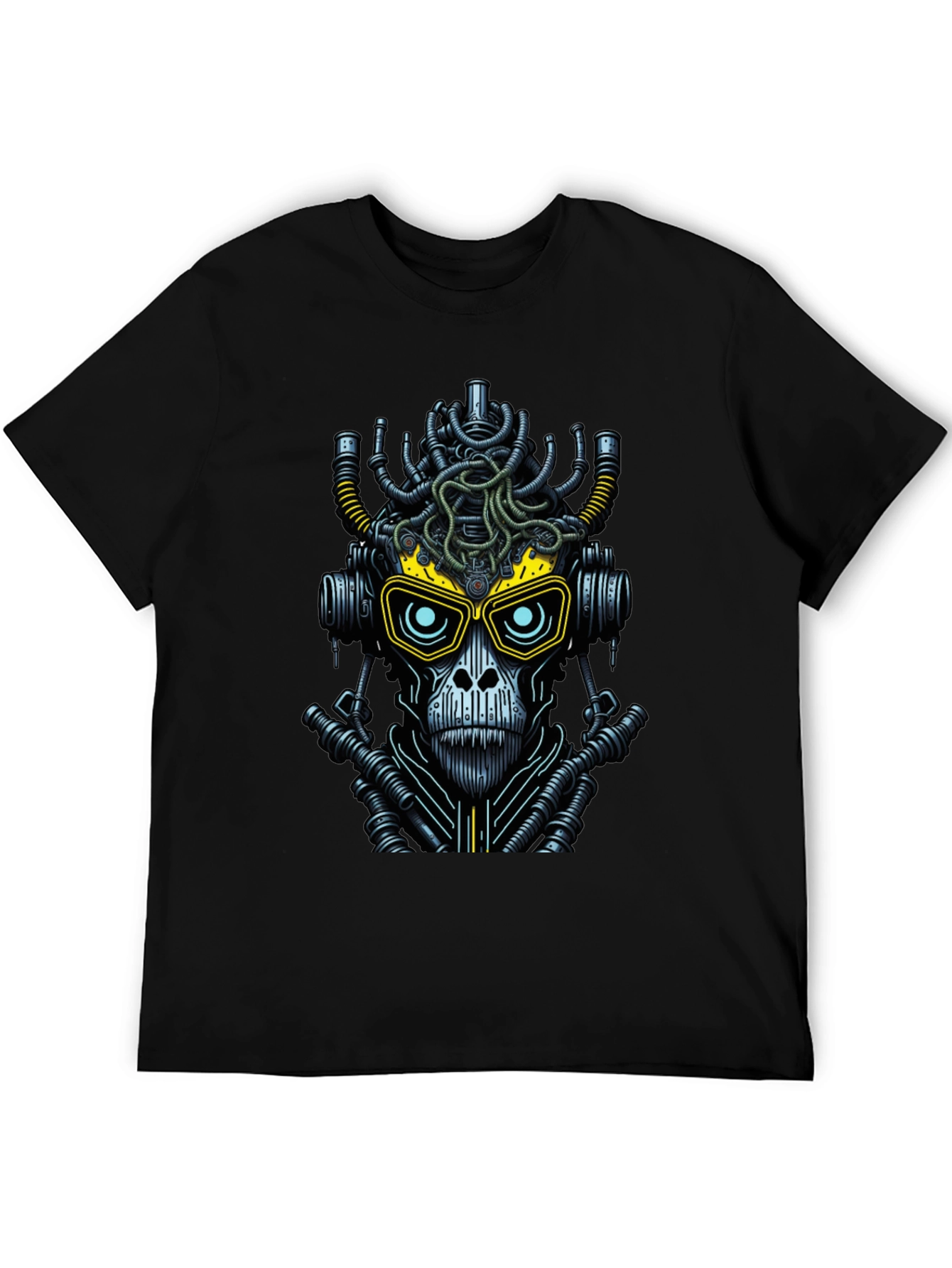 Cyberpunk Skull Graphic Tee