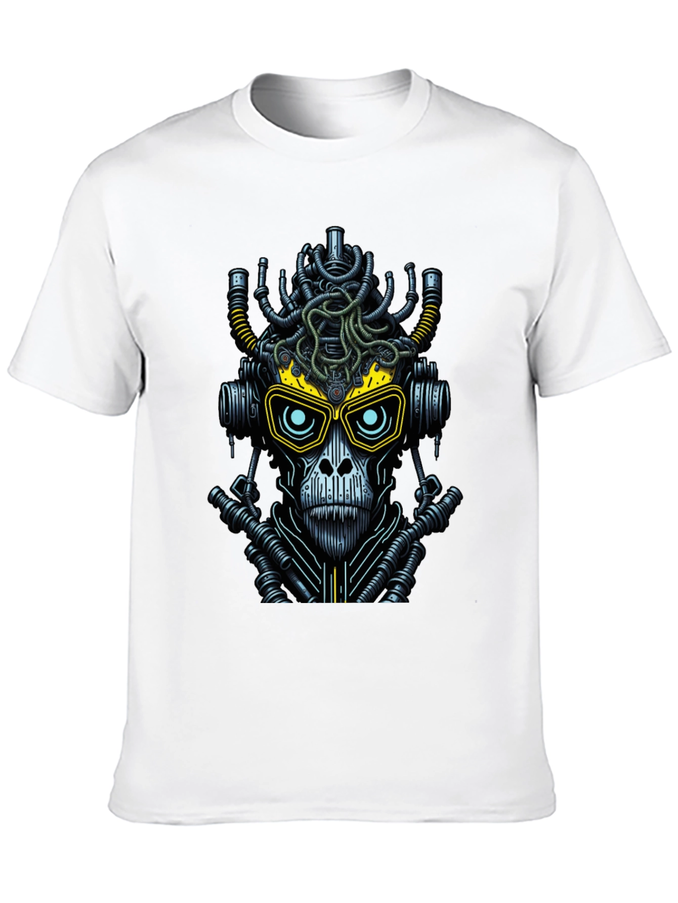 Cyberpunk Skull Graphic Tee