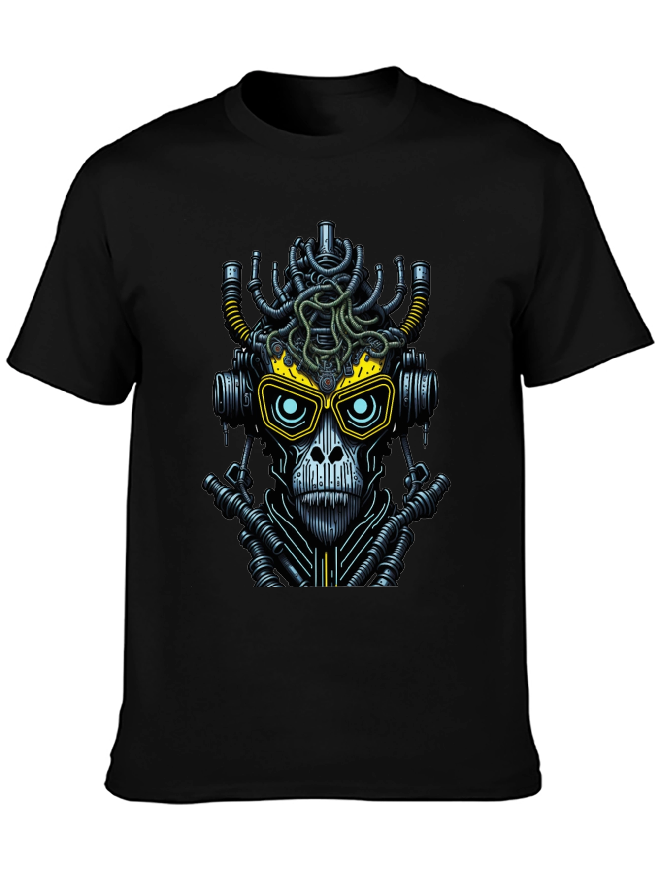 Cyberpunk Skull Graphic Tee