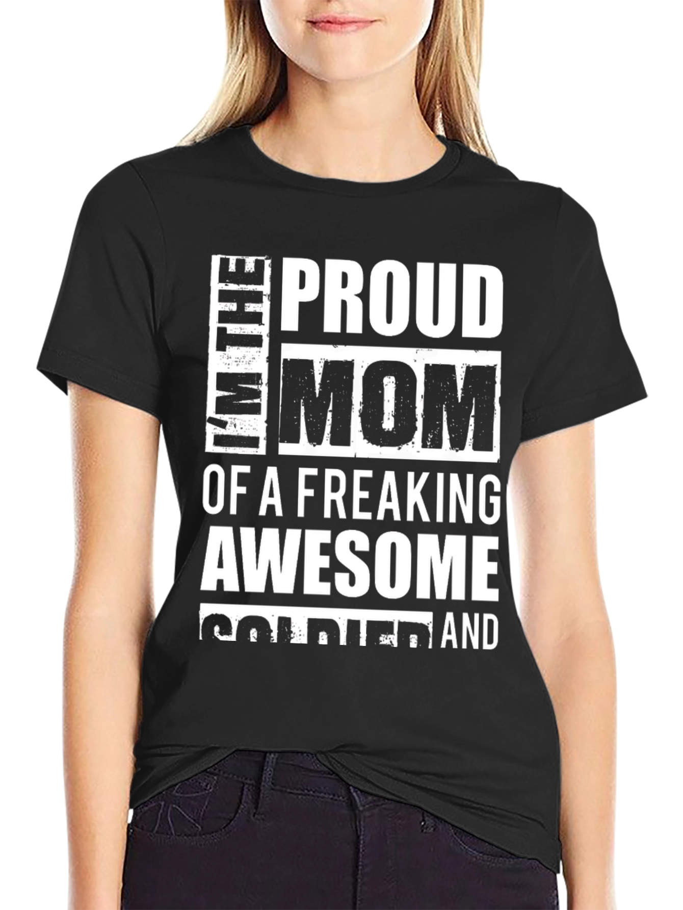 Proud Mom of an Awesome Soldier T-Shirt