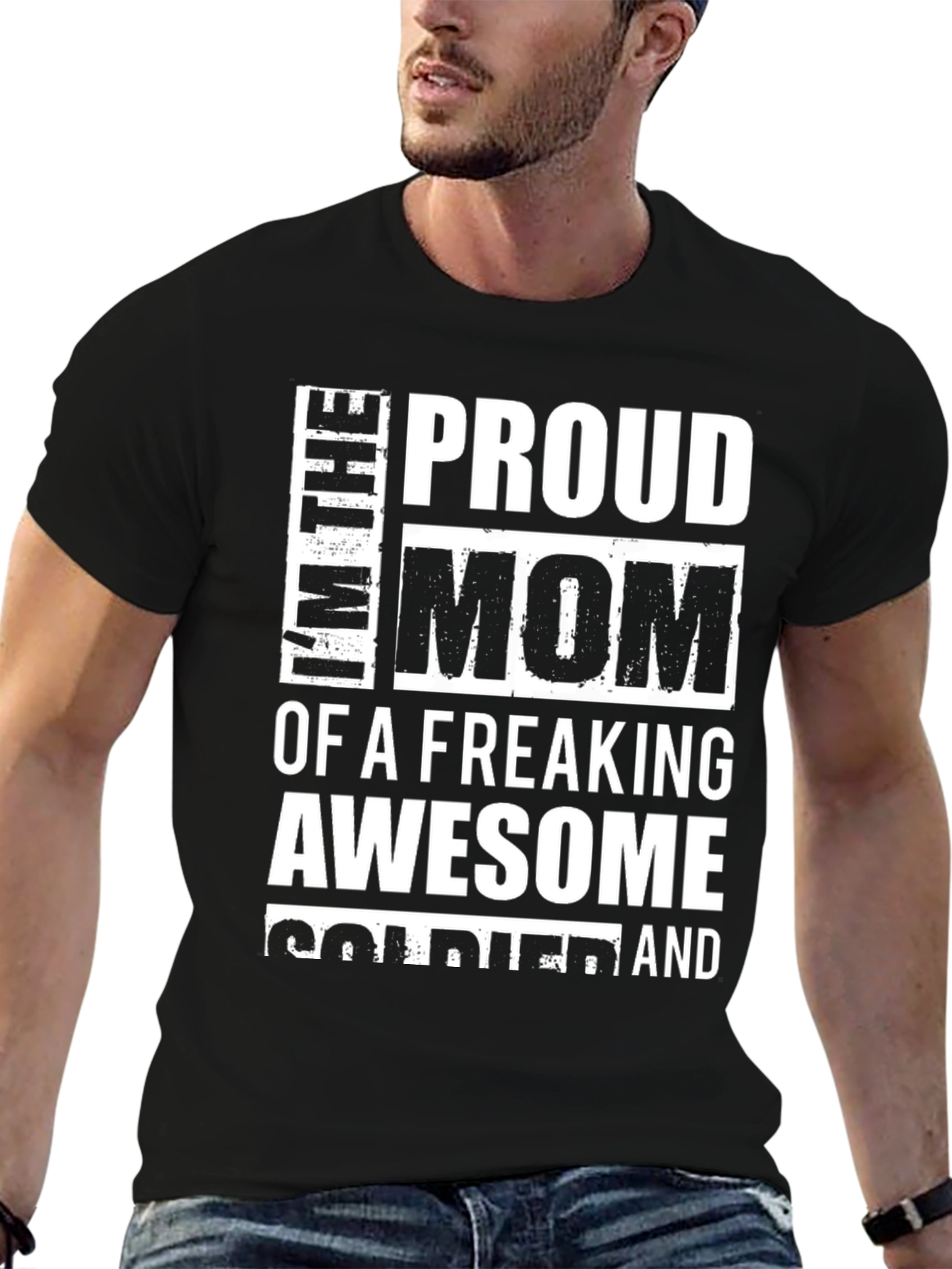 Proud Mom of an Awesome Soldier T-Shirt