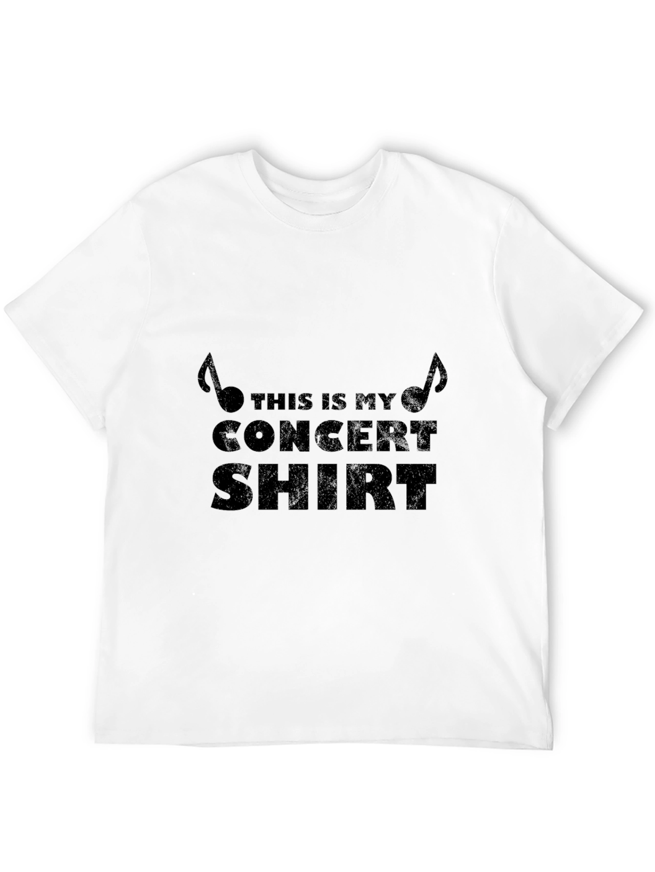Concert Shirt - Mens Black Graphic Tee