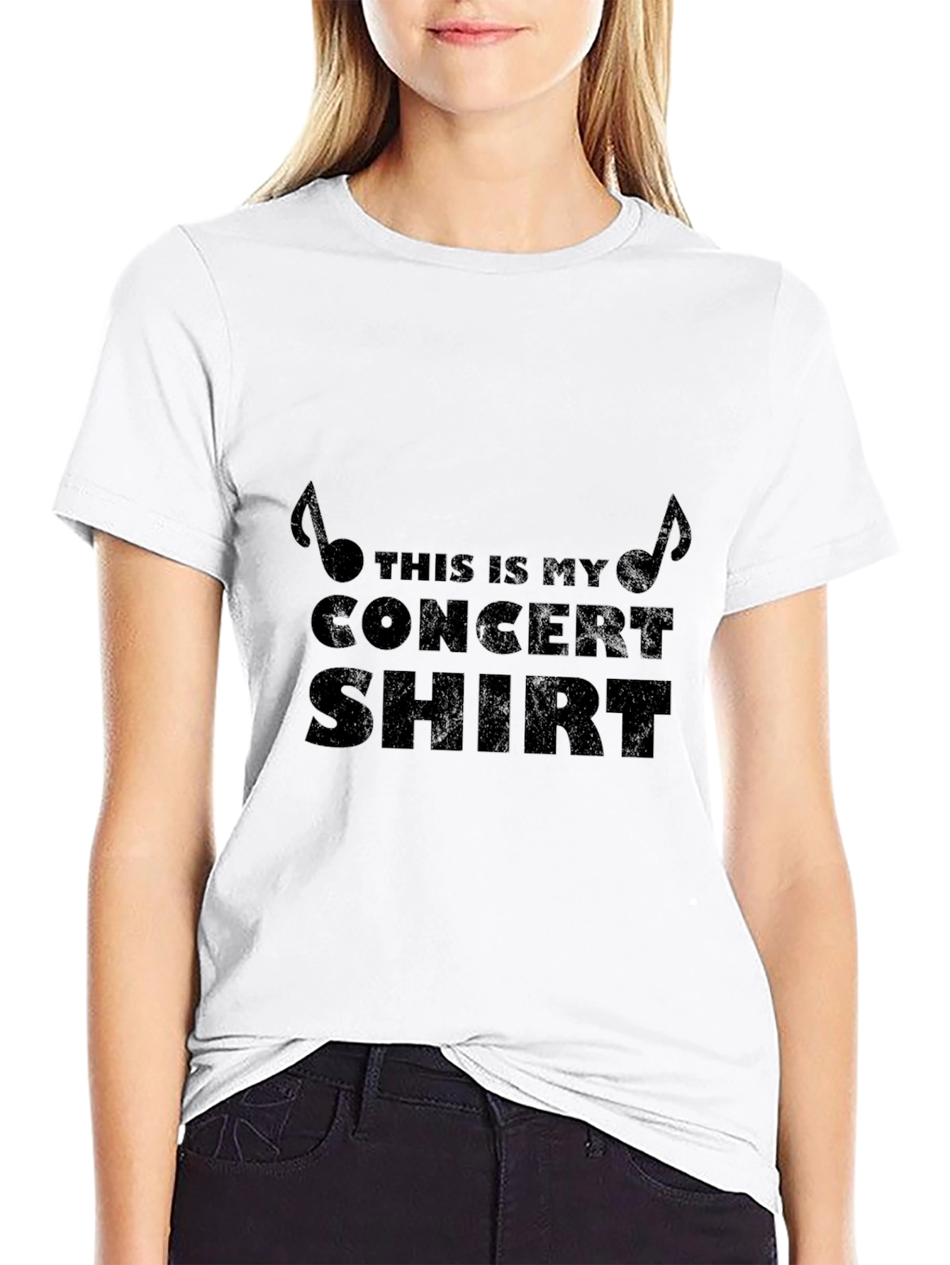 Concert Shirt - Mens Black Graphic Tee