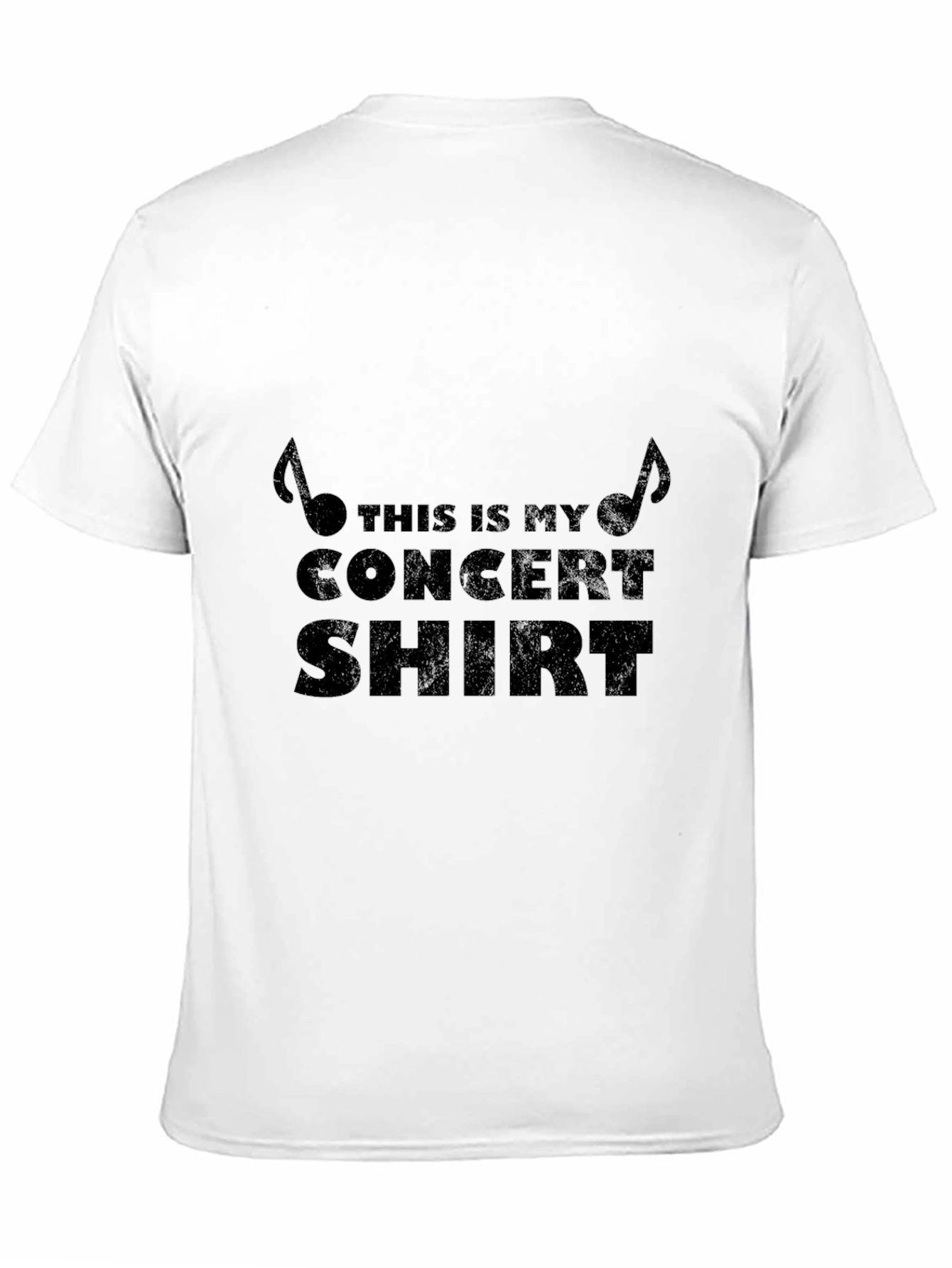 Concert Shirt - Mens Black Graphic Tee