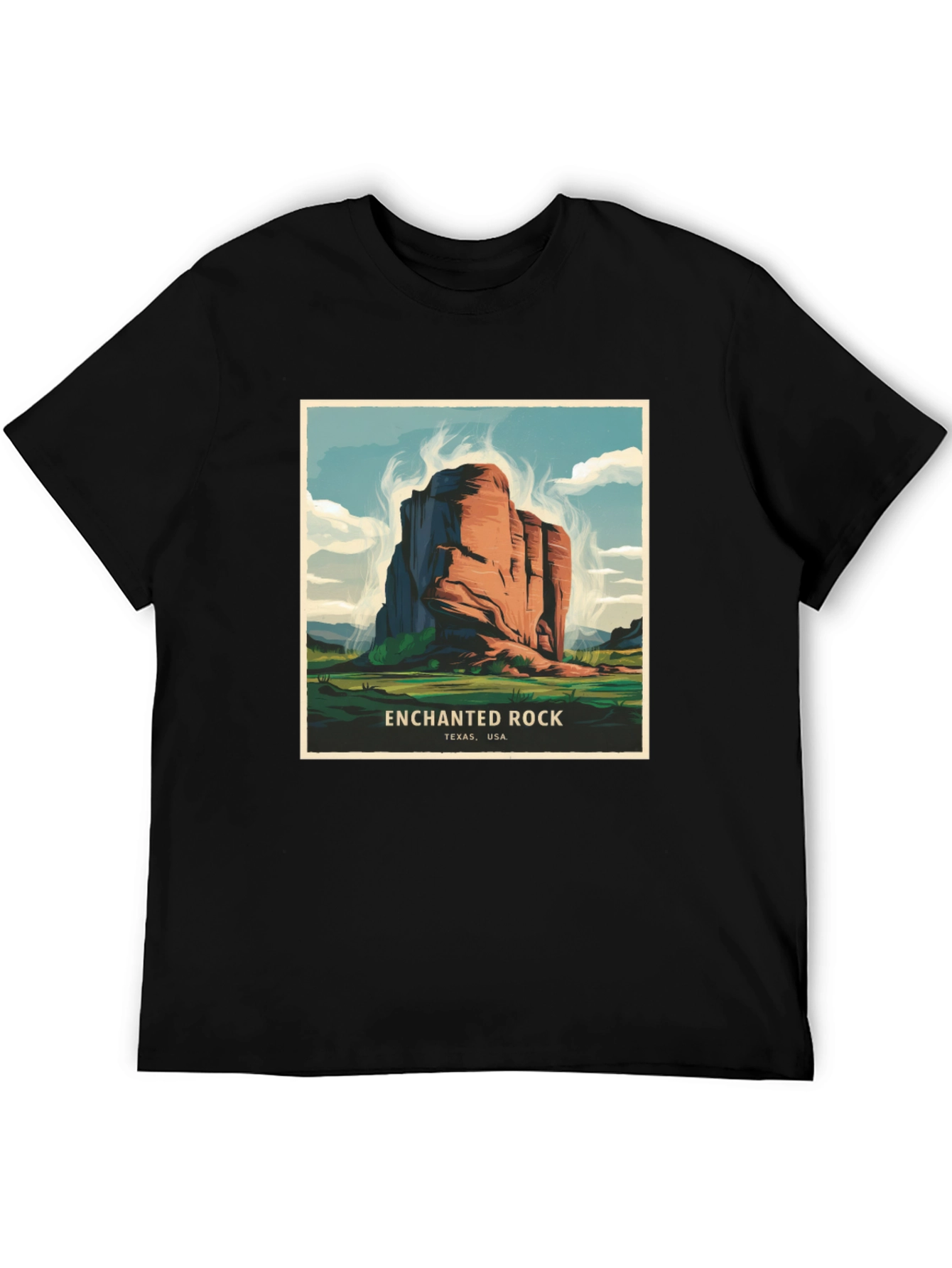 Enchanted Rock T-Shirt - Texas USA Graphic Tee