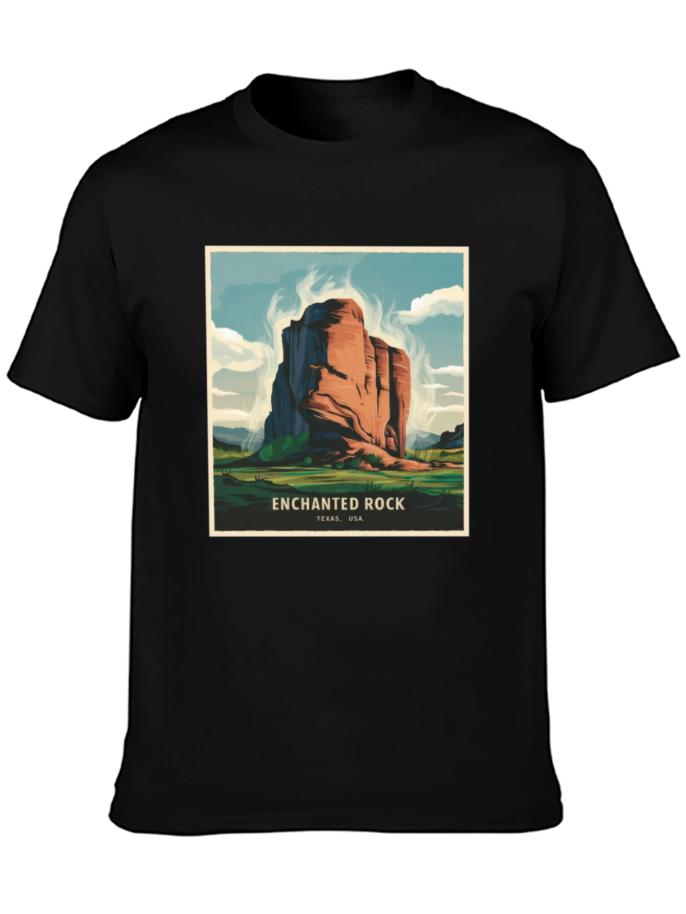 Enchanted Rock T-Shirt - Texas USA Graphic Tee