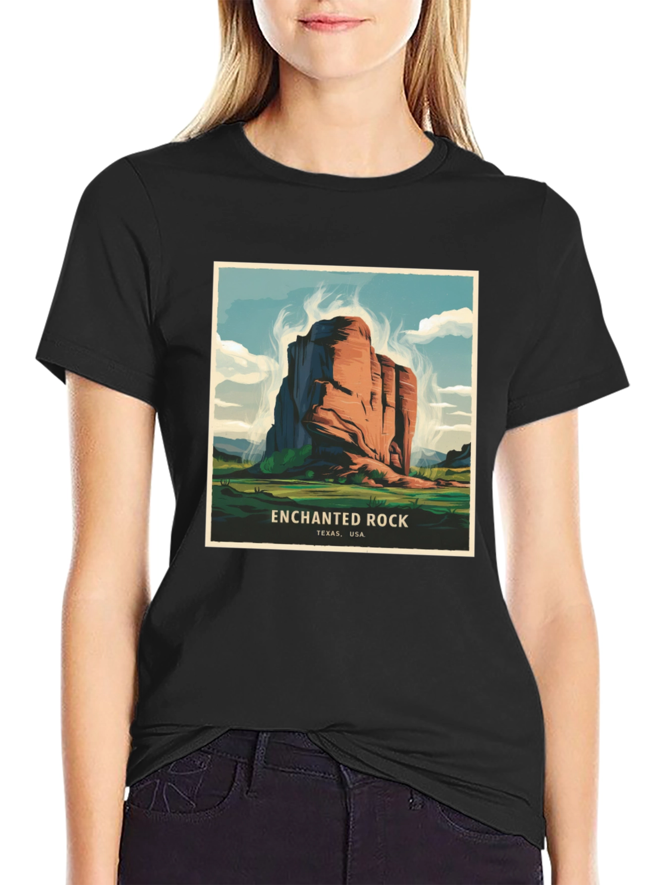 Enchanted Rock T-Shirt - Texas USA Graphic Tee