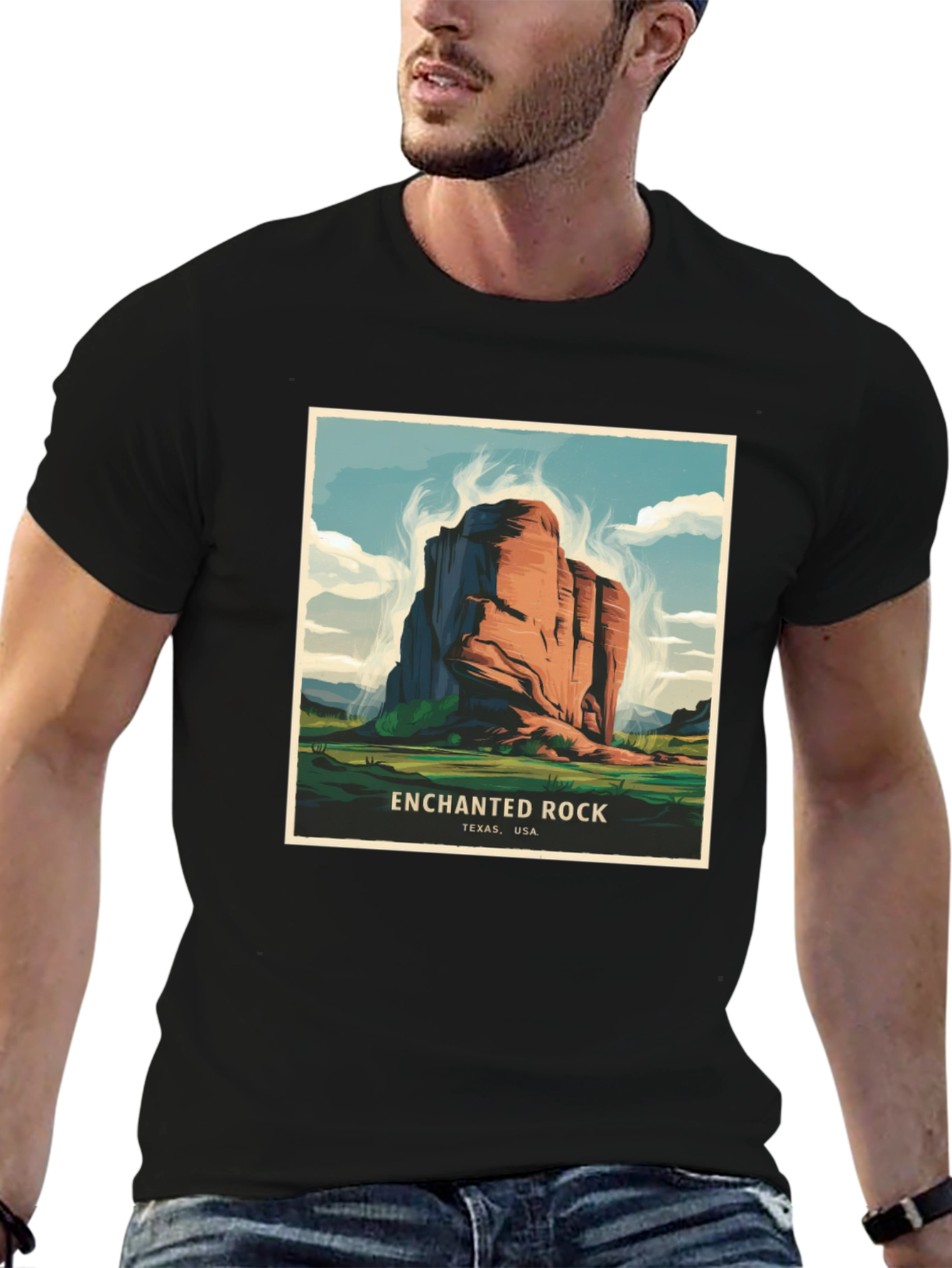 Enchanted Rock T-Shirt - Texas USA Graphic Tee
