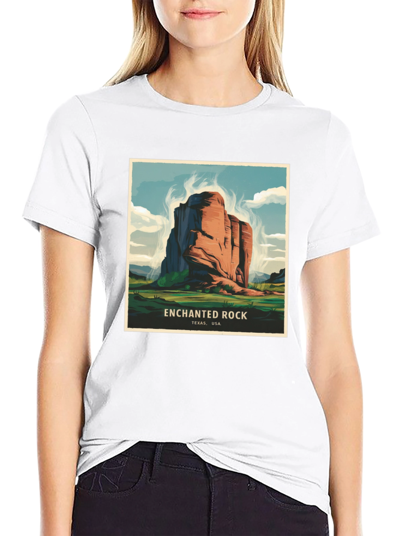 Enchanted Rock T-Shirt - Texas USA Graphic Tee