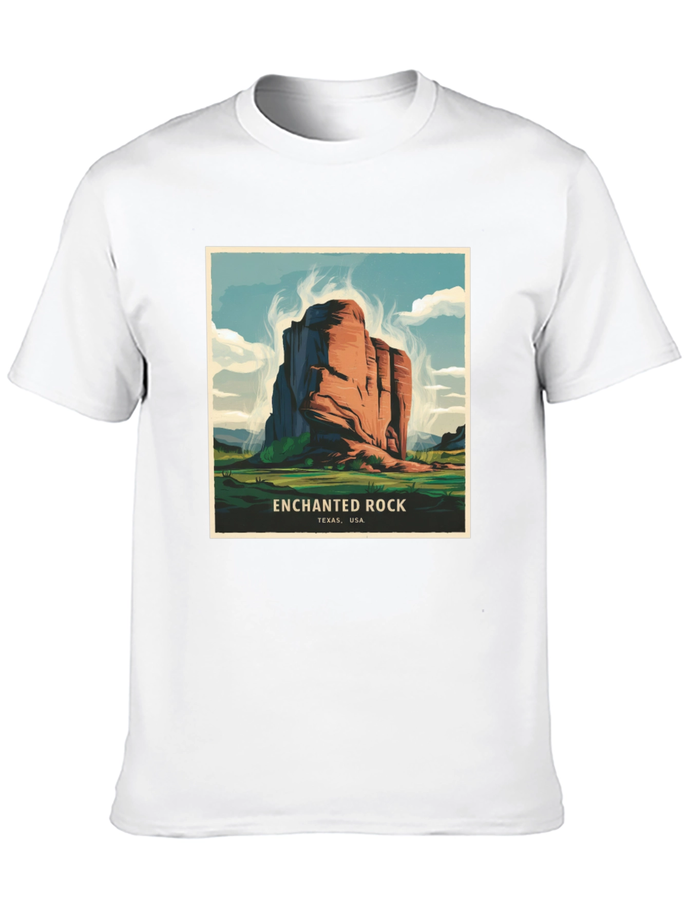 Enchanted Rock T-Shirt - Texas USA Graphic Tee