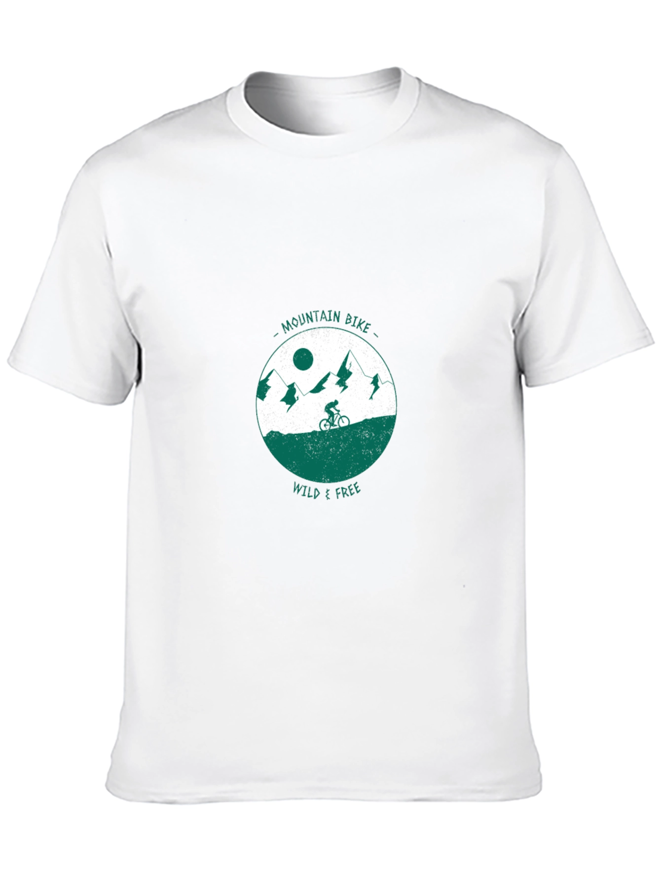 Mountain Bike Wild & Free Graphic Tee