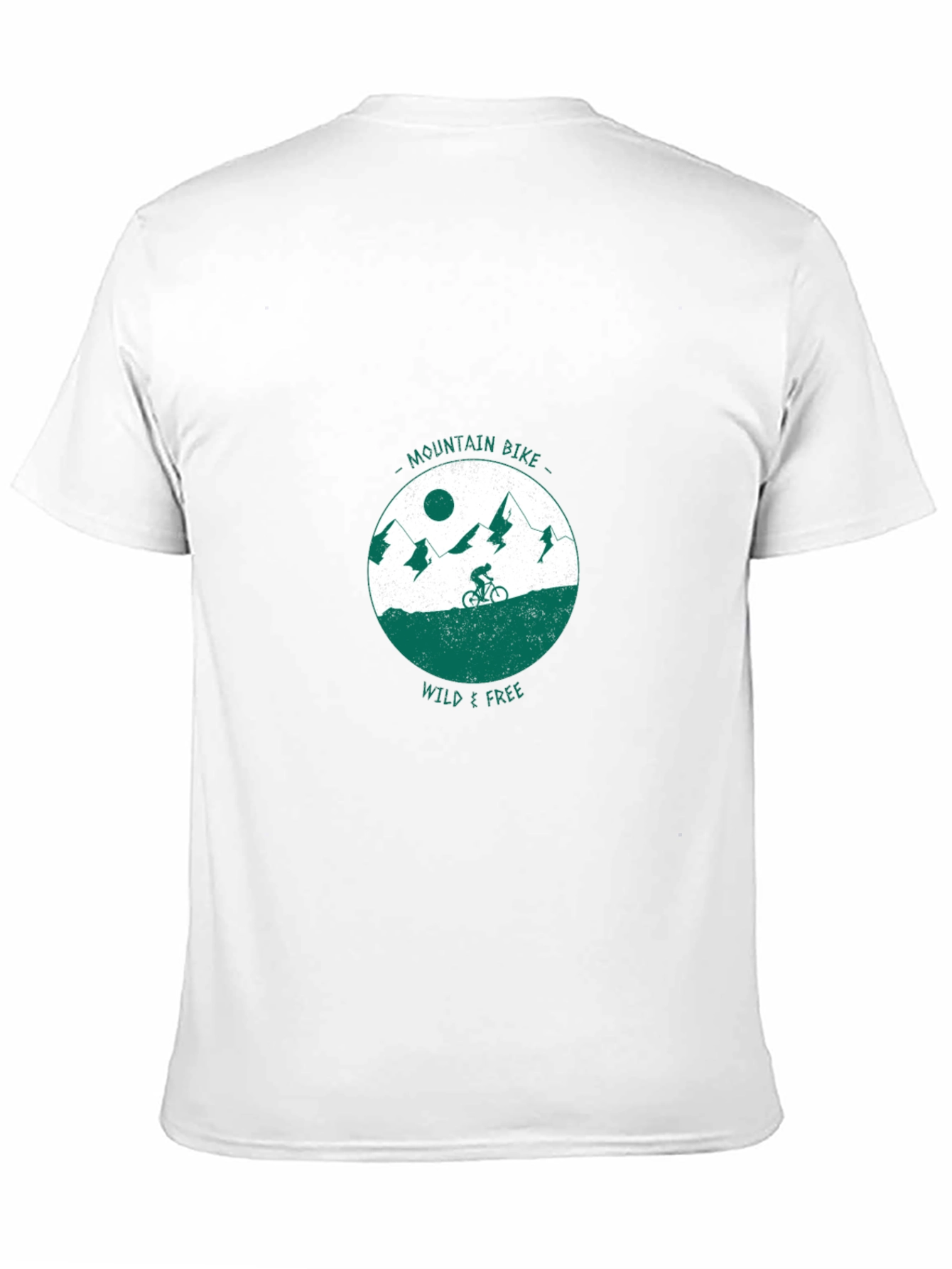 Mountain Bike Wild & Free Graphic Tee
