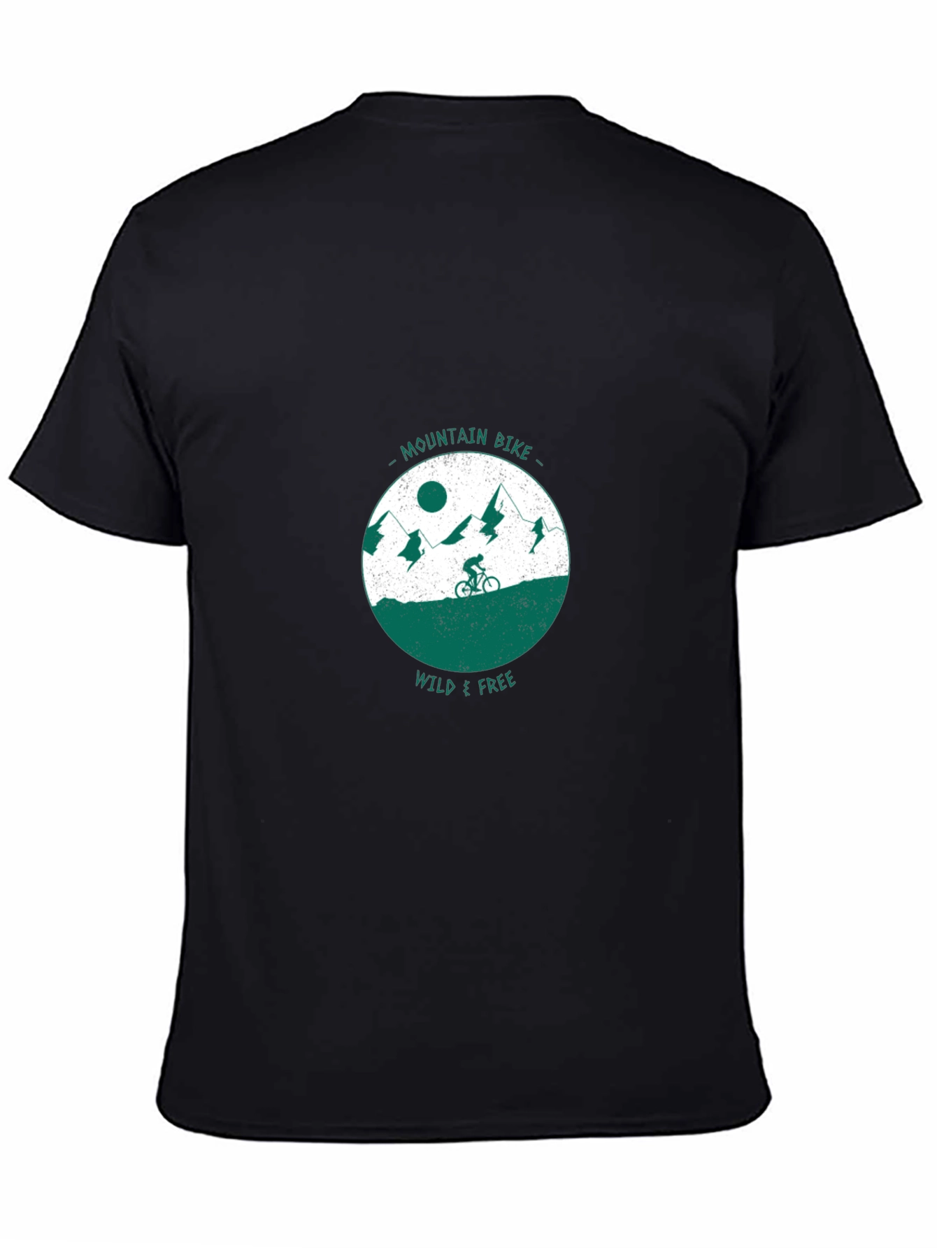Mountain Bike Wild & Free Graphic Tee