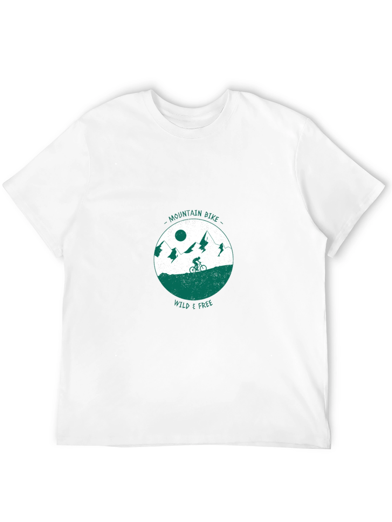 Mountain Bike Wild & Free Graphic Tee