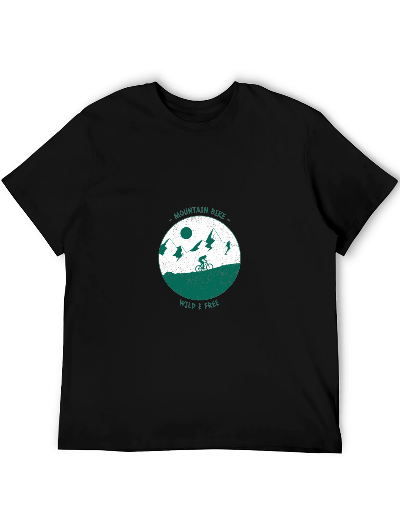 Mountain Bike Wild & Free Graphic Tee